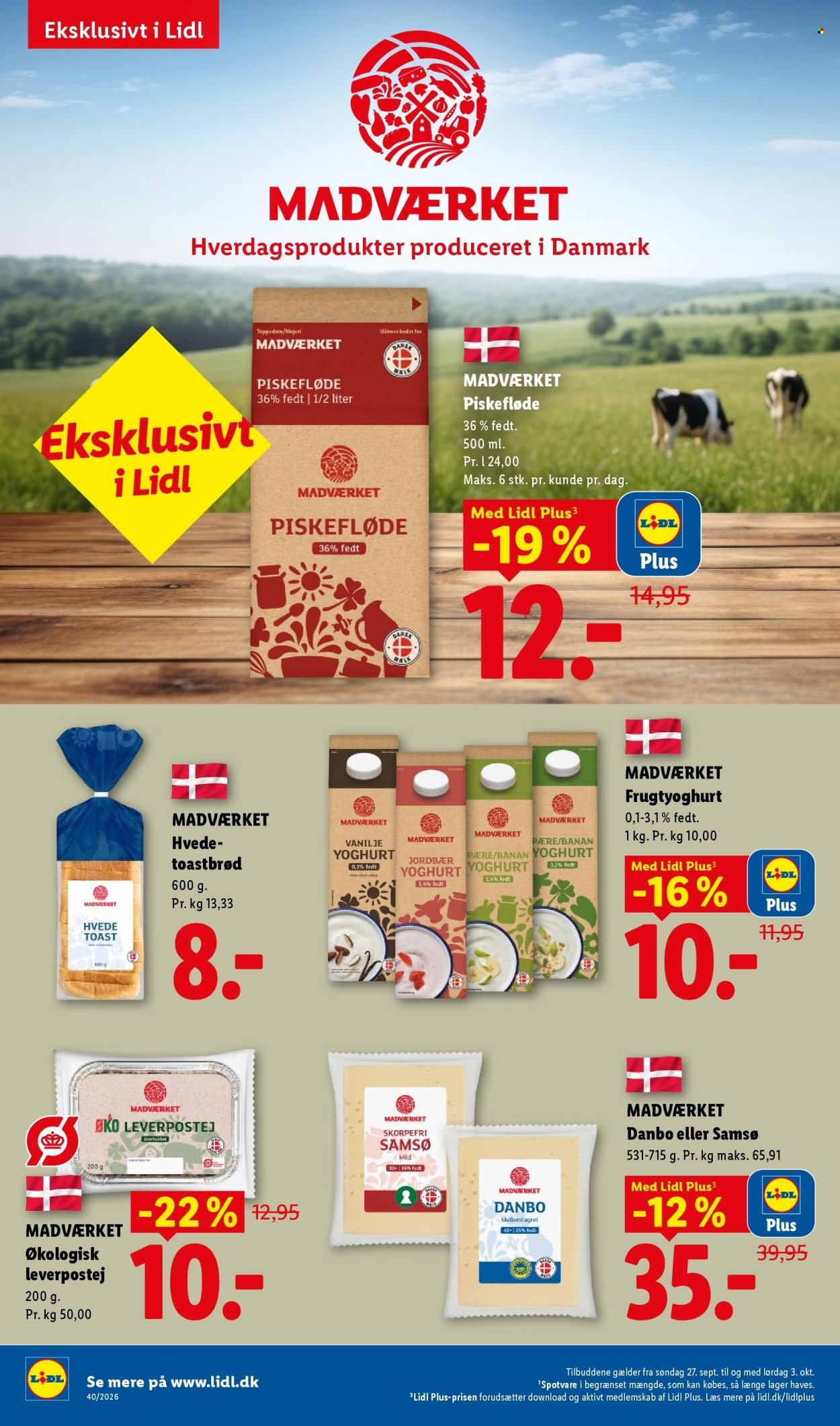 LIDL tilbudsavis - Fra søndag den 27. september 2026