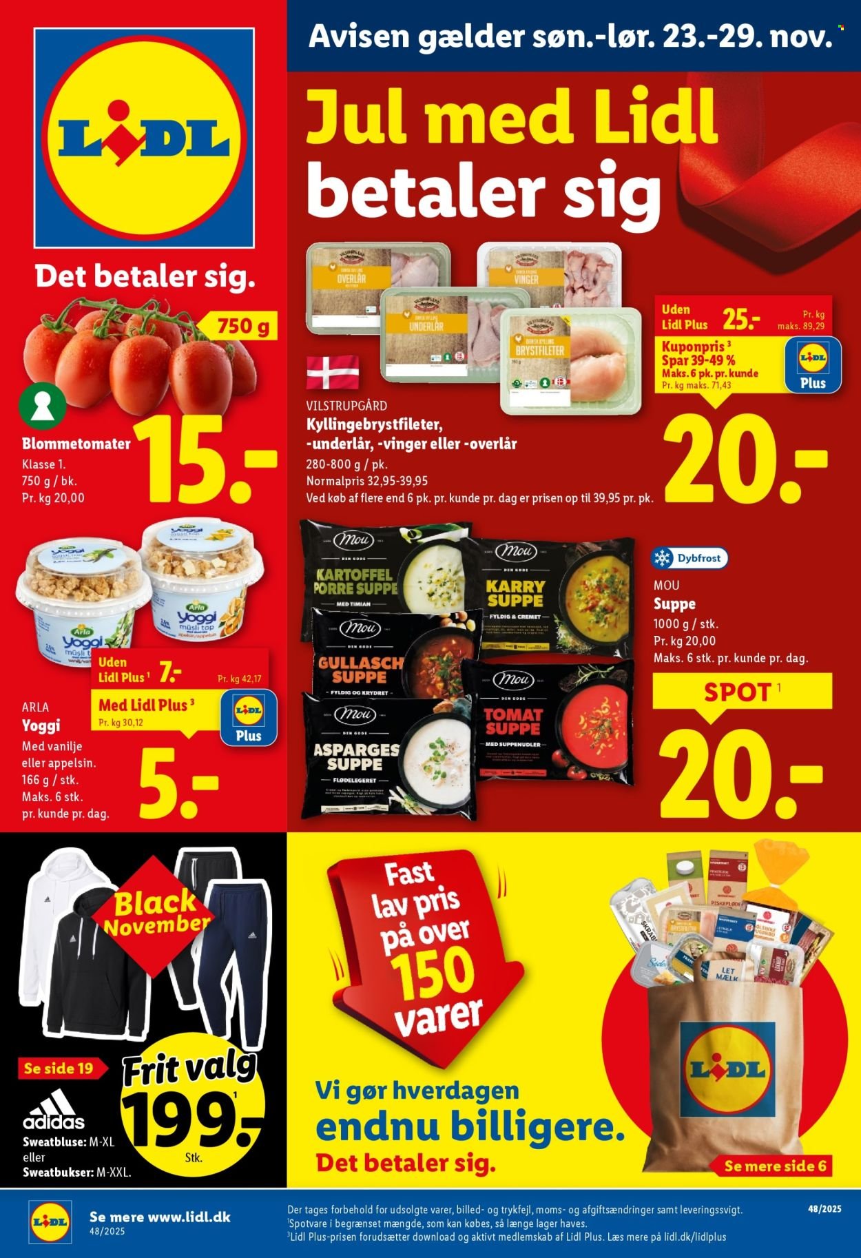 LIDL tilbudsavis - Fra søndag den 23. november 2025