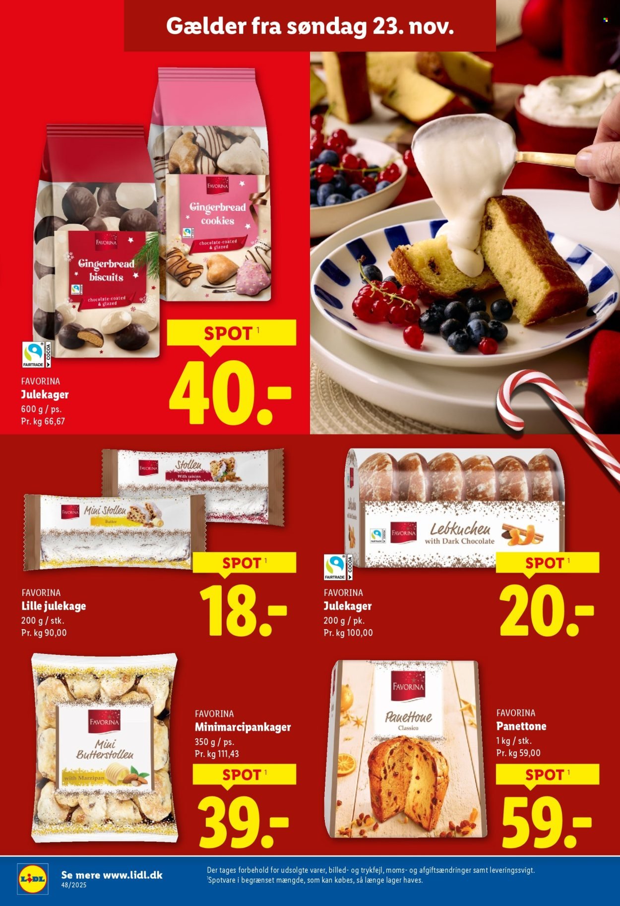 LIDL tilbudsavis - Fra søndag den 23. november 2025
