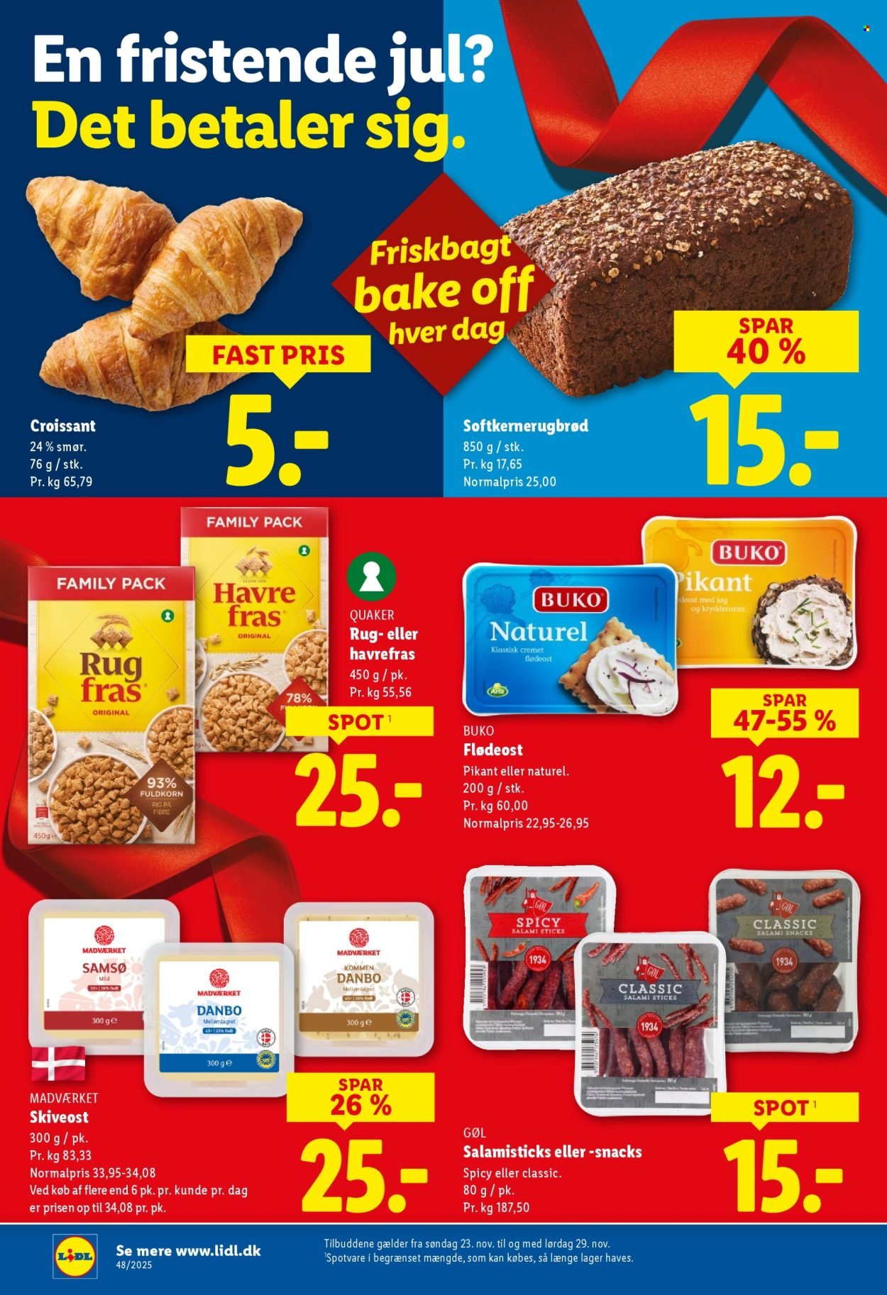 LIDL tilbudsavis - Fra søndag den 23. november 2025