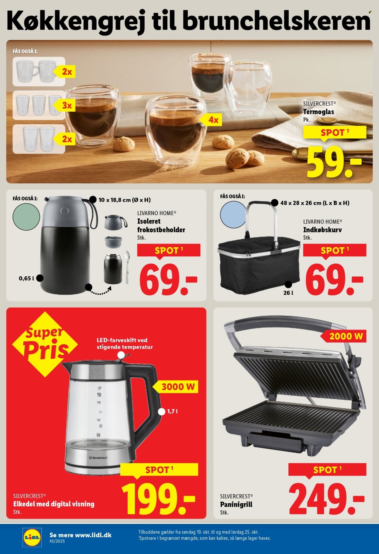 LIDL tilbudsavis - Fra søndag den 19. oktober 2025 (2025-10-19 - 2025-10-25)