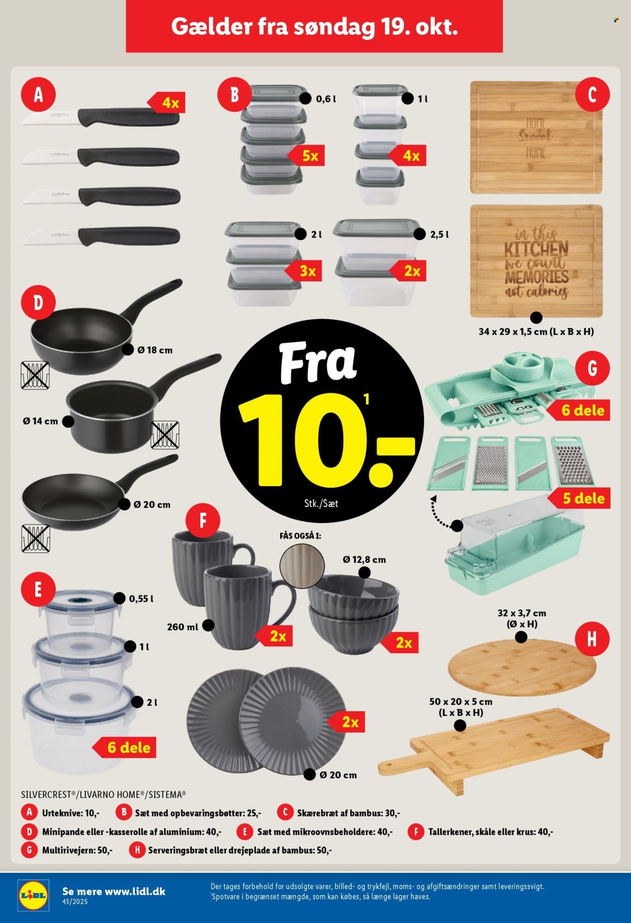LIDL tilbudsavis - Fra søndag den 19. oktober 2025 (2025-10-19 - 2025-10-25)
