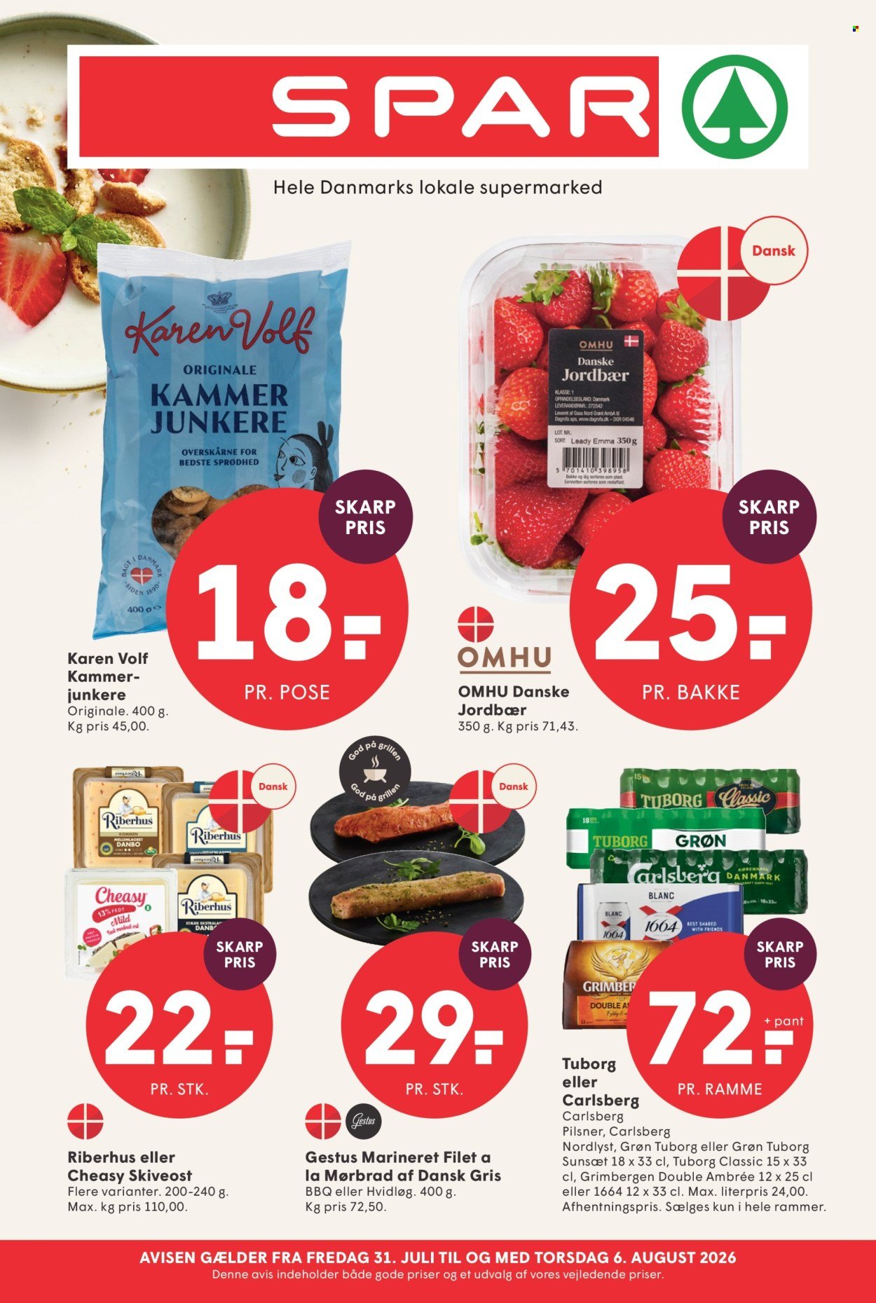 SPAR tilbudsavis - Fra fredag den 31. juli 2026