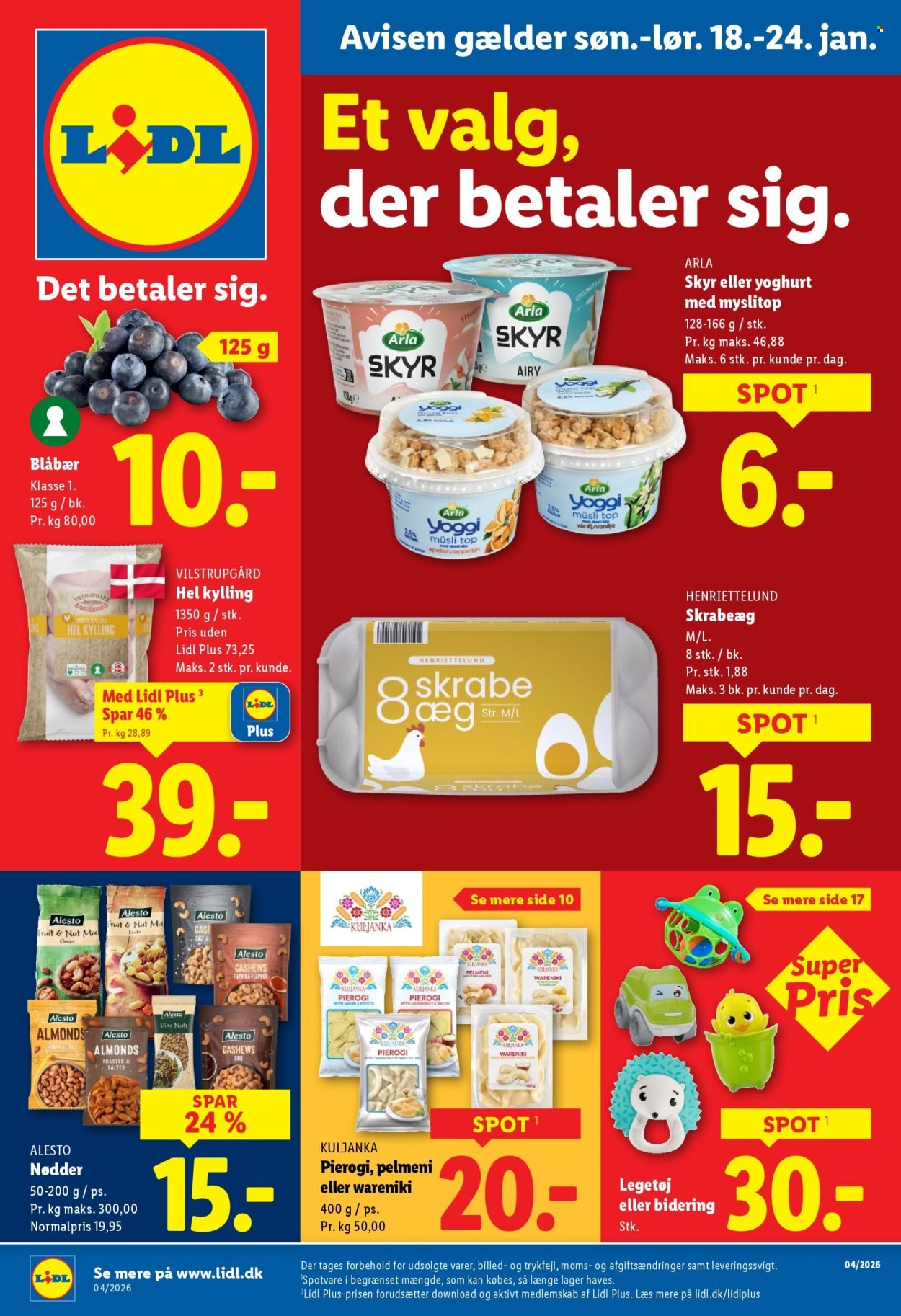 LIDL tilbudsavis - Fra søndag den 18. januar 2026 (2026-01-18 - 2026-01-24)