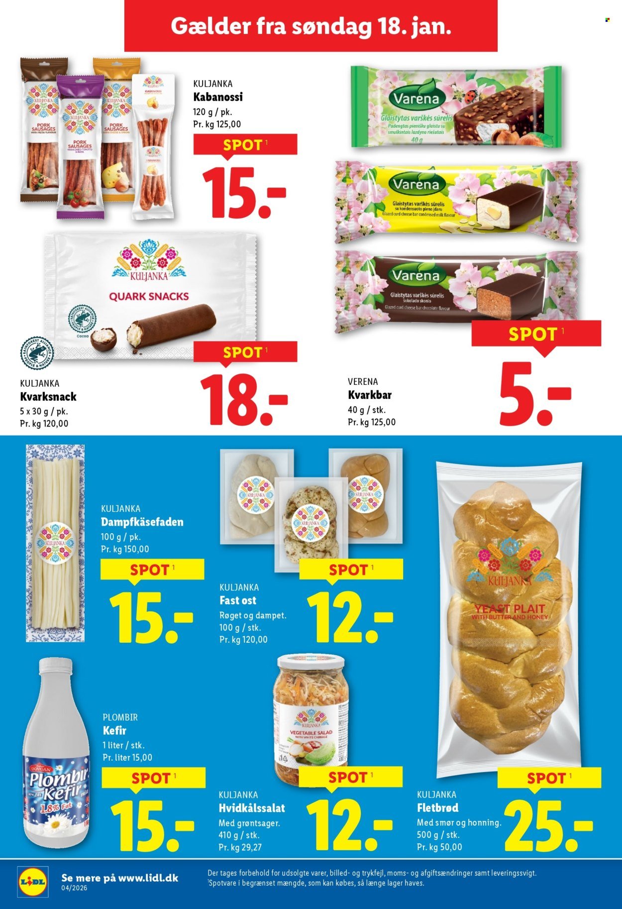 LIDL tilbudsavis - Fra søndag den 18. januar 2026 (2026-01-18 - 2026-01-24)