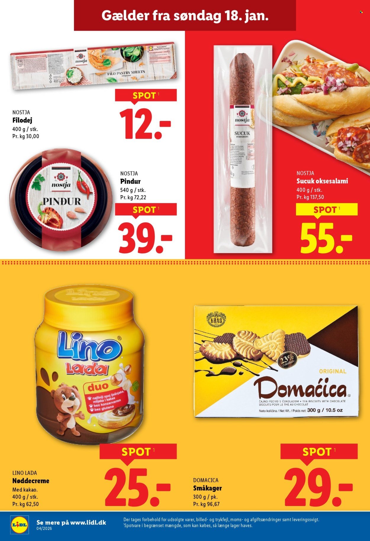 LIDL tilbudsavis - Fra søndag den 18. januar 2026 (2026-01-18 - 2026-01-24)