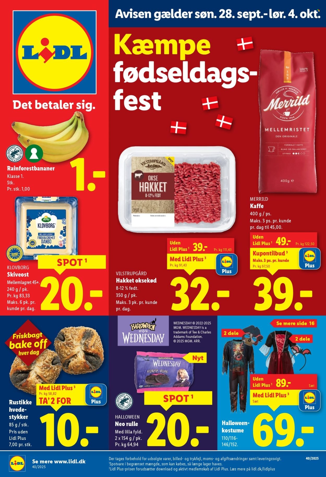 LIDL tilbudsavis - Fra søndag den 28. september 2025 (2025-09-28 - 2025-10-04)