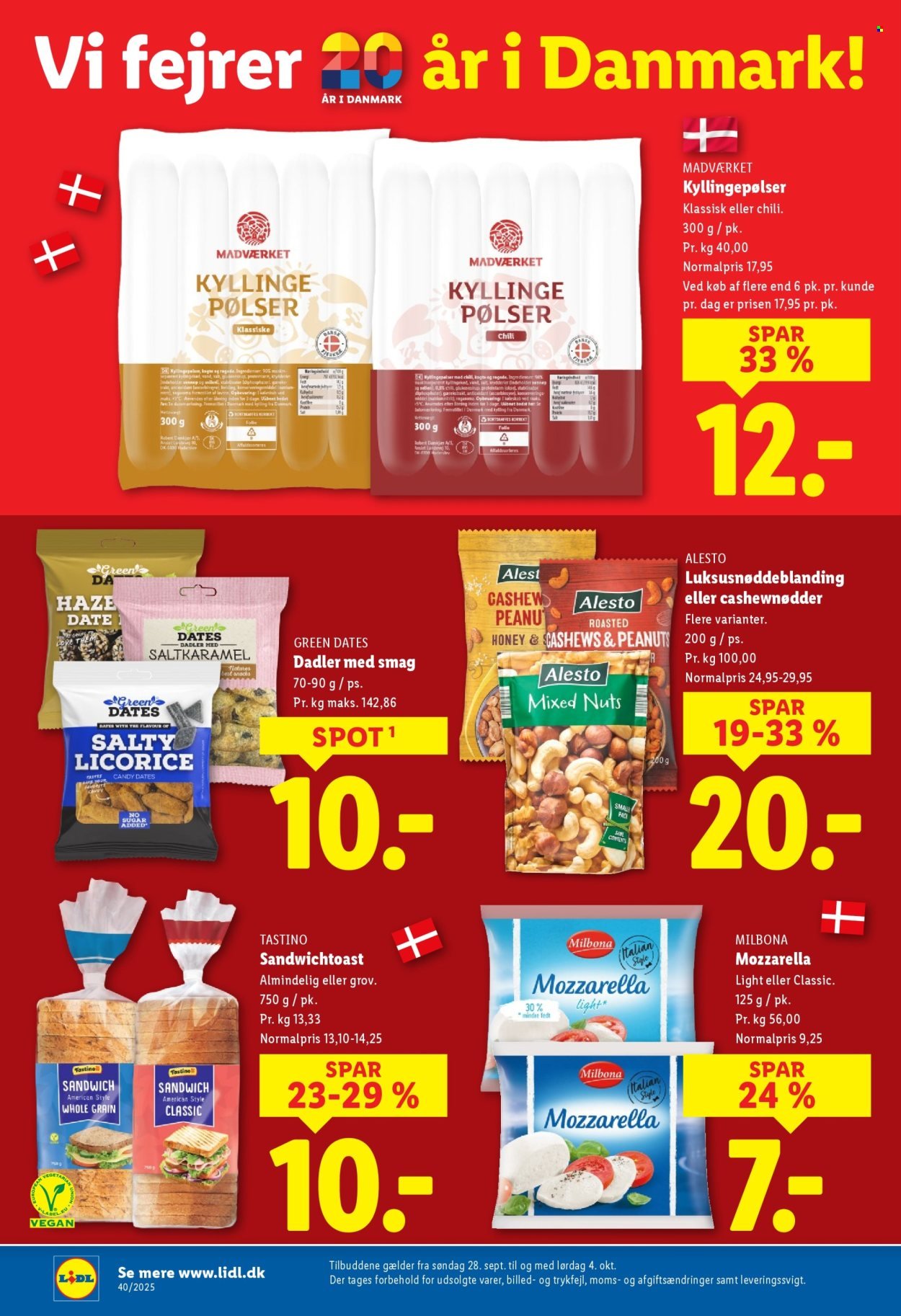 LIDL tilbudsavis - Fra søndag den 28. september 2025 (2025-09-28 - 2025-10-04)