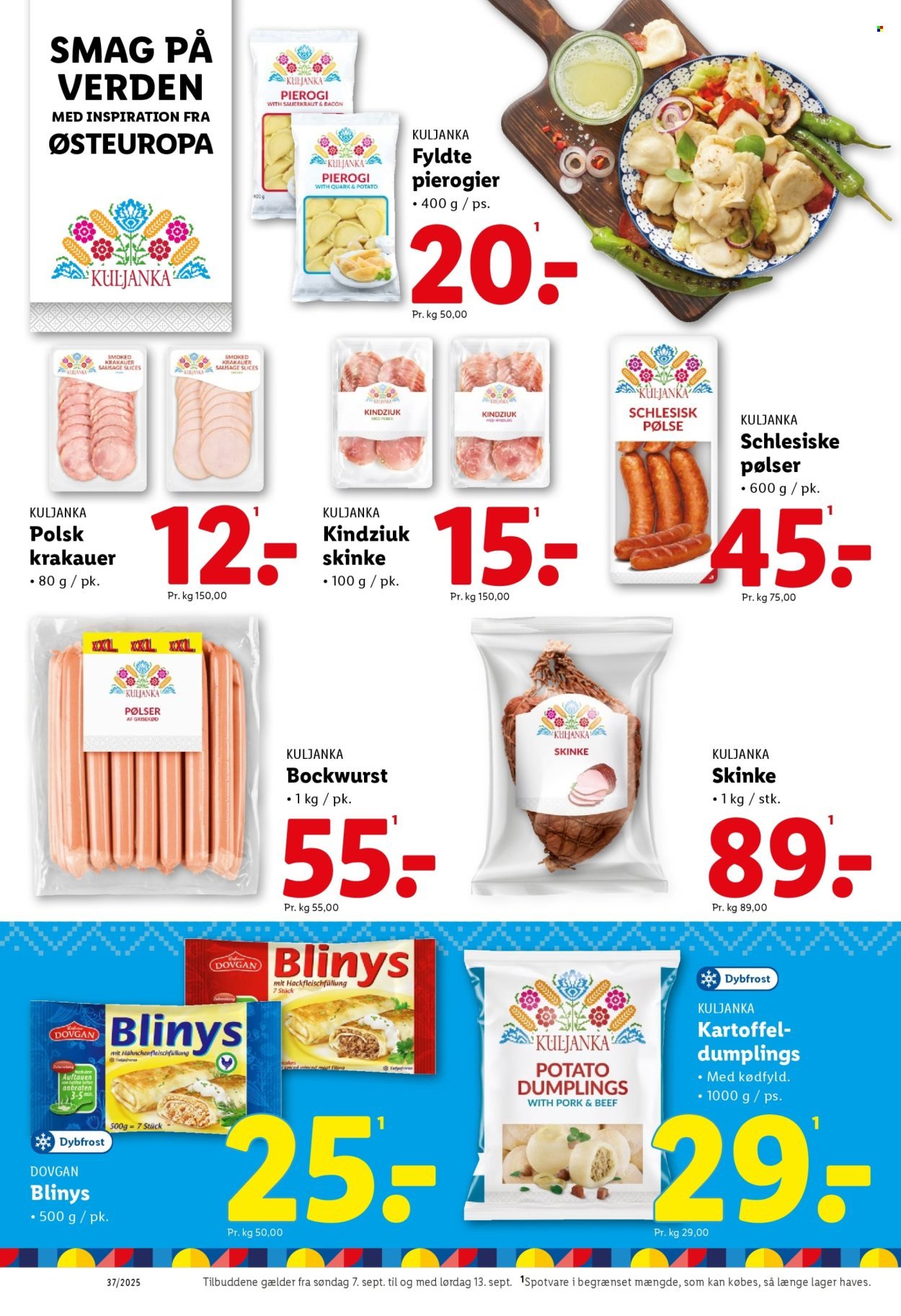 LIDL tilbudsavis - Fra søndag den 7. september 2025 (2025-09-07 - 2025-09-13)
