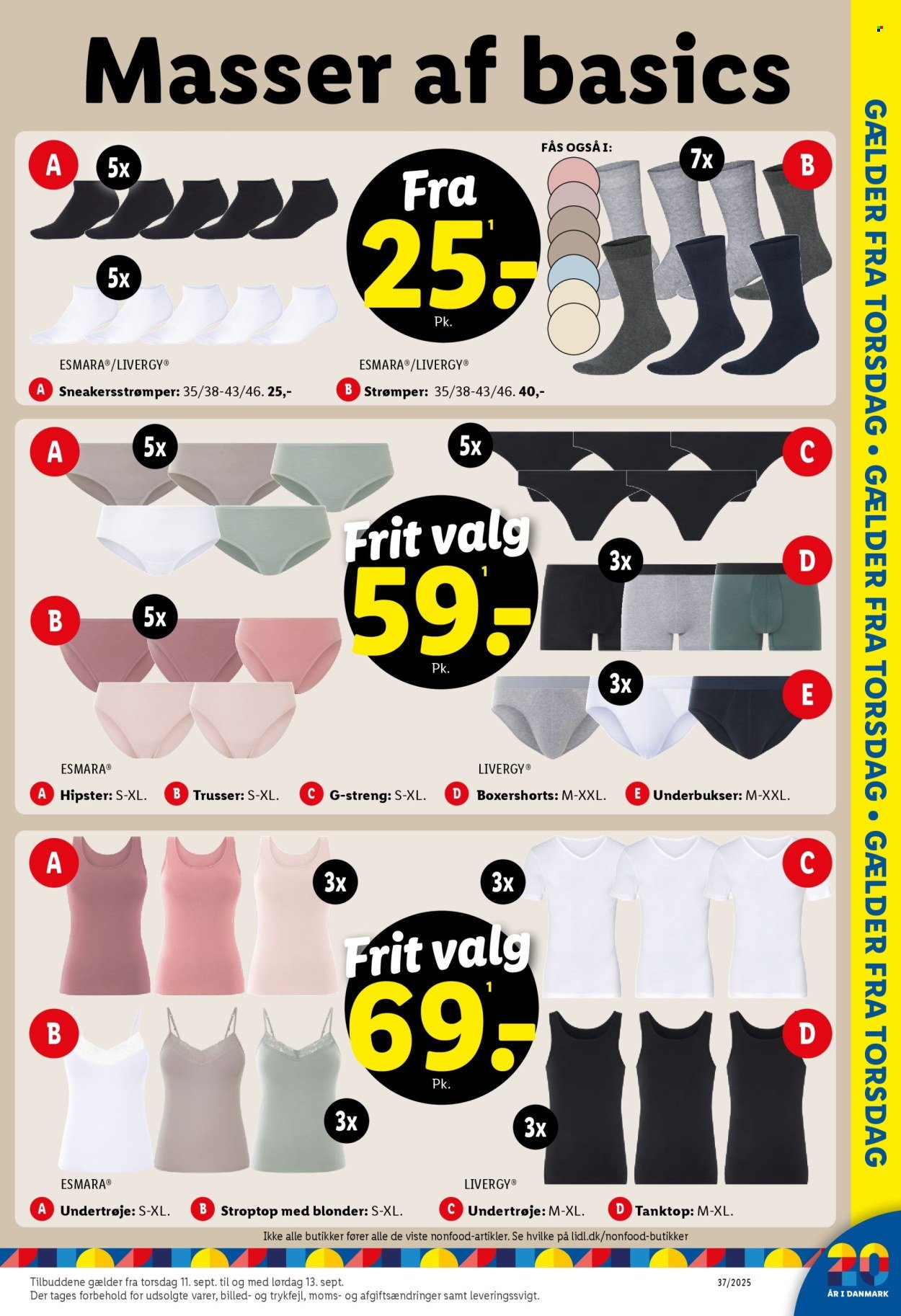 LIDL tilbudsavis - Fra søndag den 7. september 2025 (2025-09-07 - 2025-09-13)