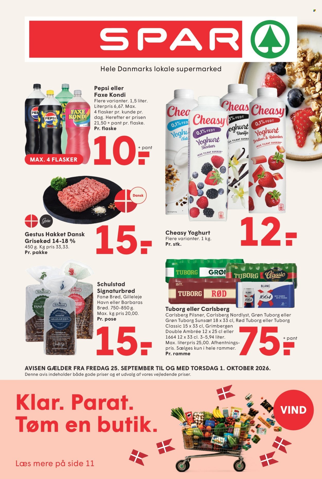 SPAR tilbudsavis - Fra fredag den 25. september 2026