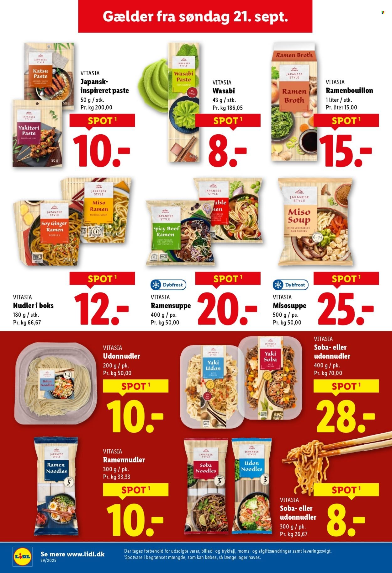 LIDL tilbudsavis - Fra søndag den 21. september 2025 (2025-09-21 - 2025-09-27)