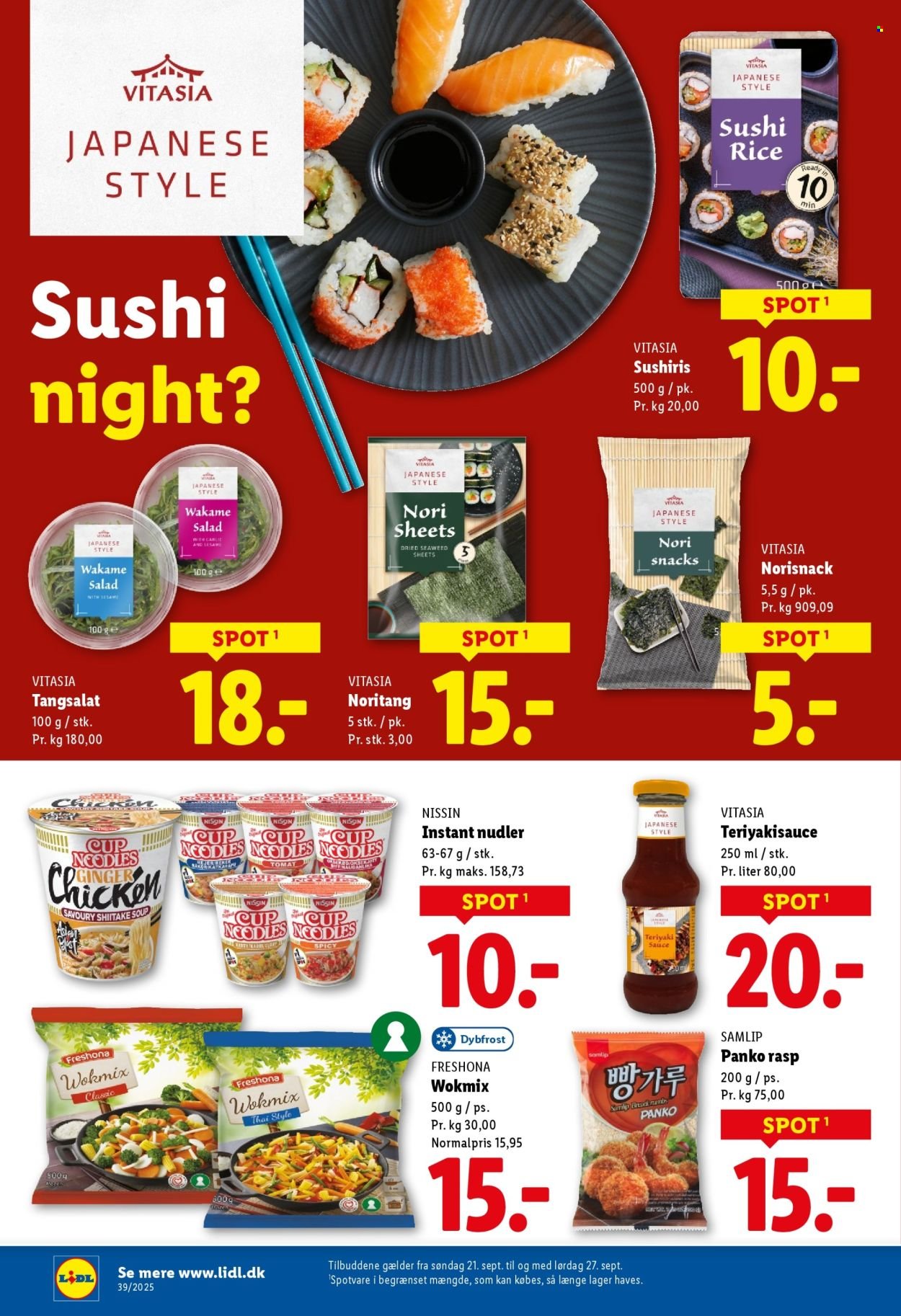 LIDL tilbudsavis - Fra søndag den 21. september 2025 (2025-09-21 - 2025-09-27)