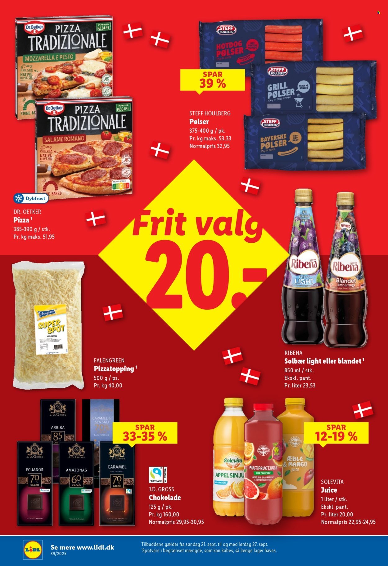 LIDL tilbudsavis - Fra søndag den 21. september 2025 (2025-09-21 - 2025-09-27)