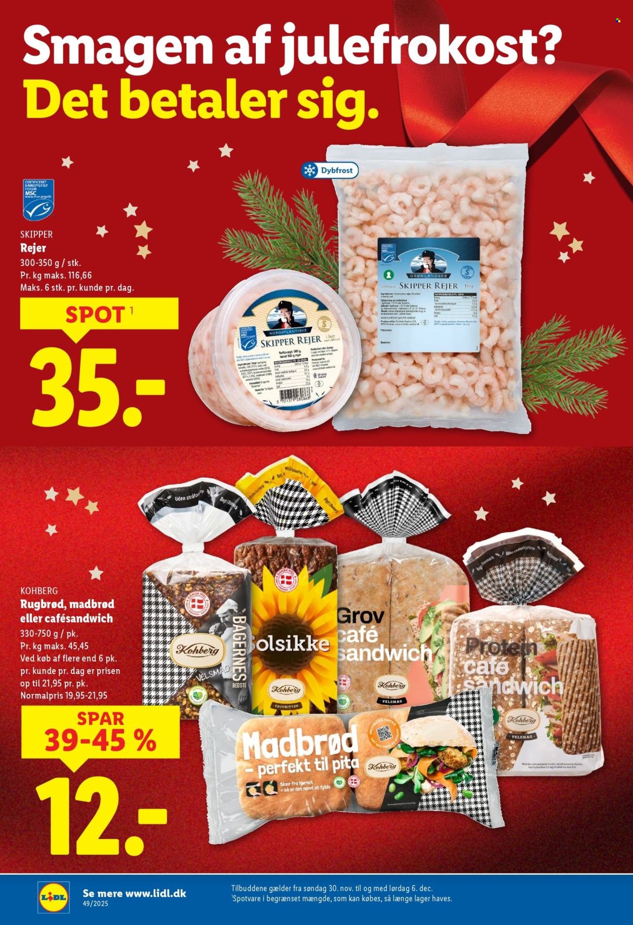 LIDL tilbudsavis - Fra søndag den 30. november 2025 (2025-11-30 - 2025-12-06)
