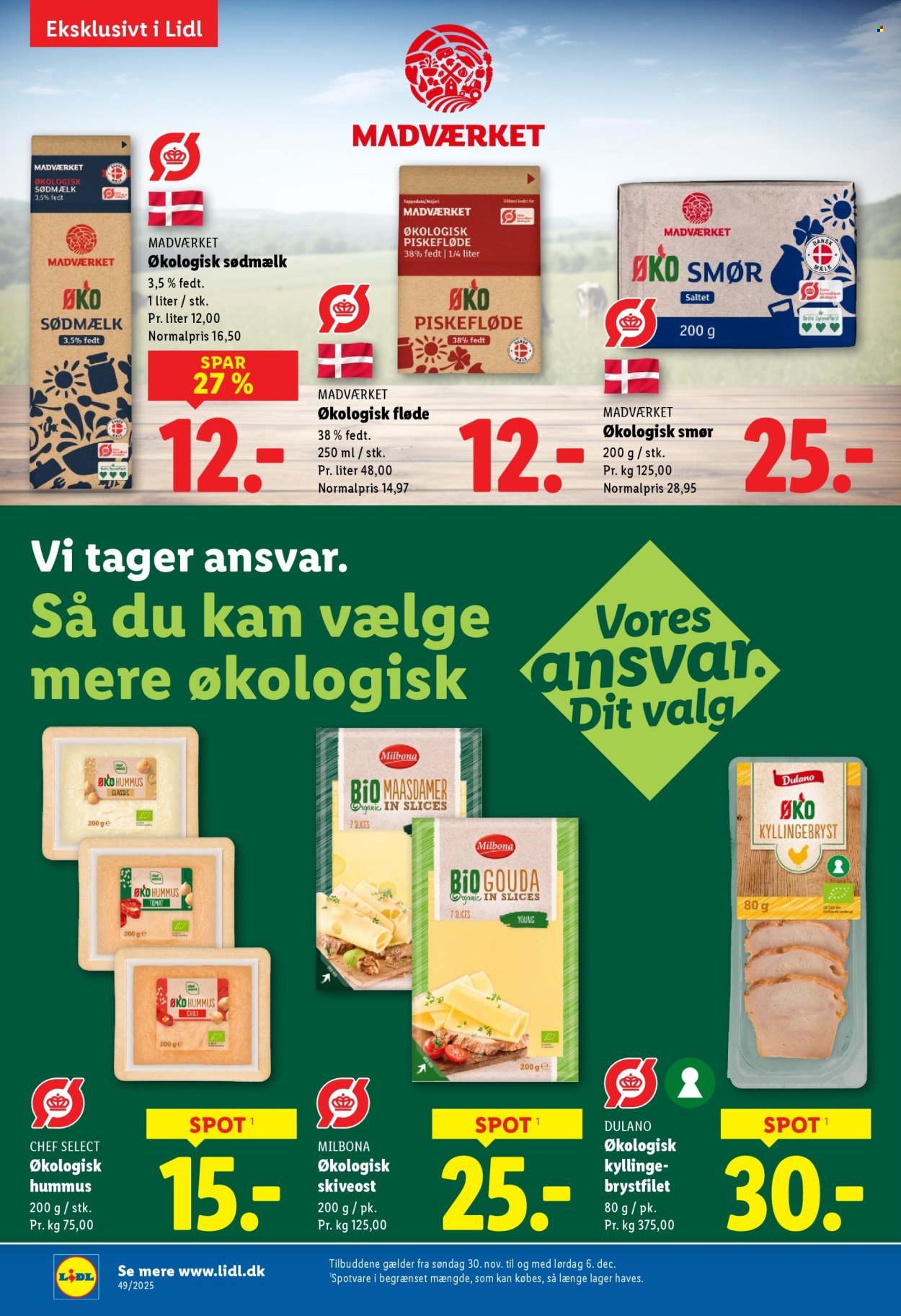 LIDL tilbudsavis - Fra søndag den 30. november 2025 (2025-11-30 - 2025-12-06)