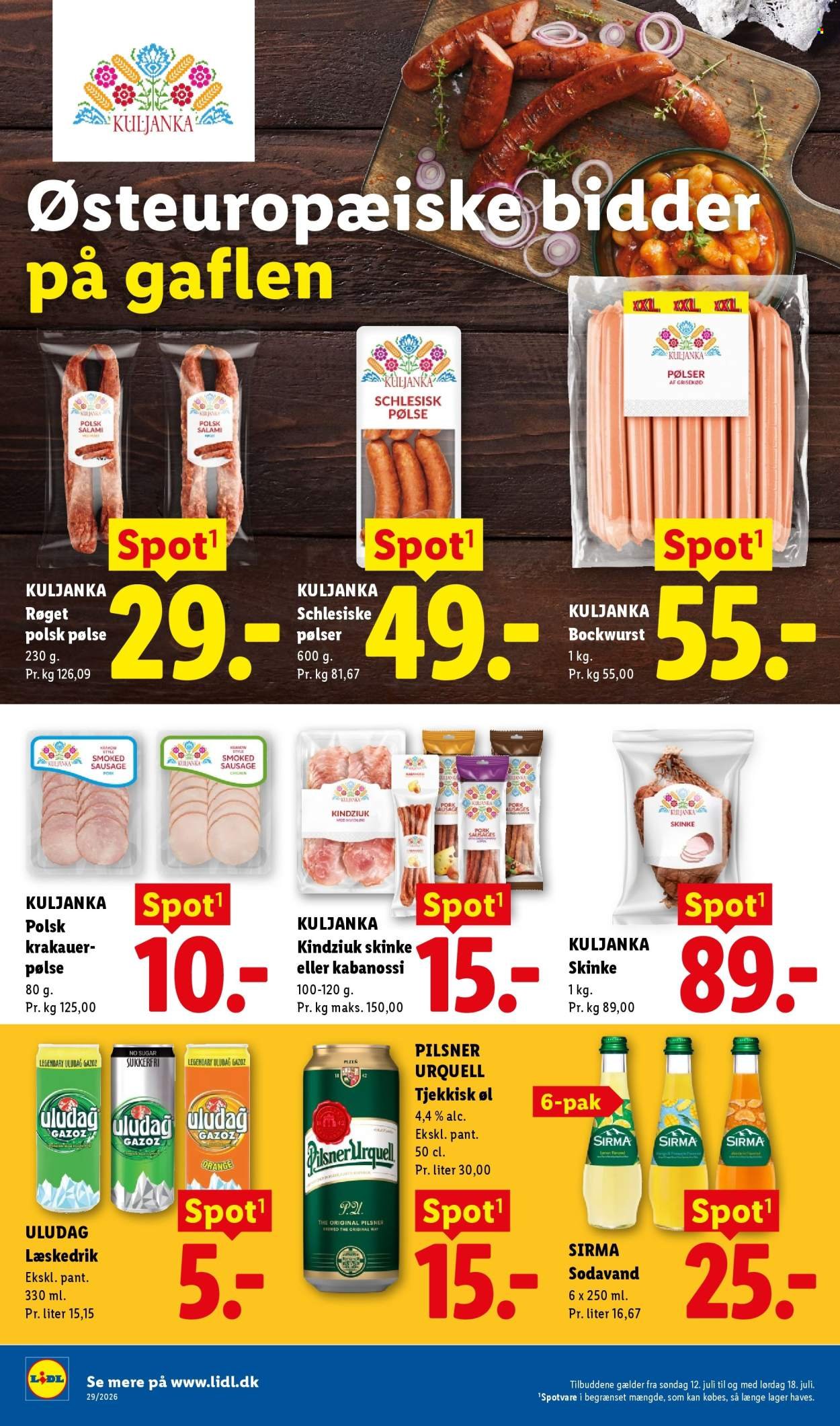 LIDL tilbudsavis - Fra søndag den 12. juli 2026