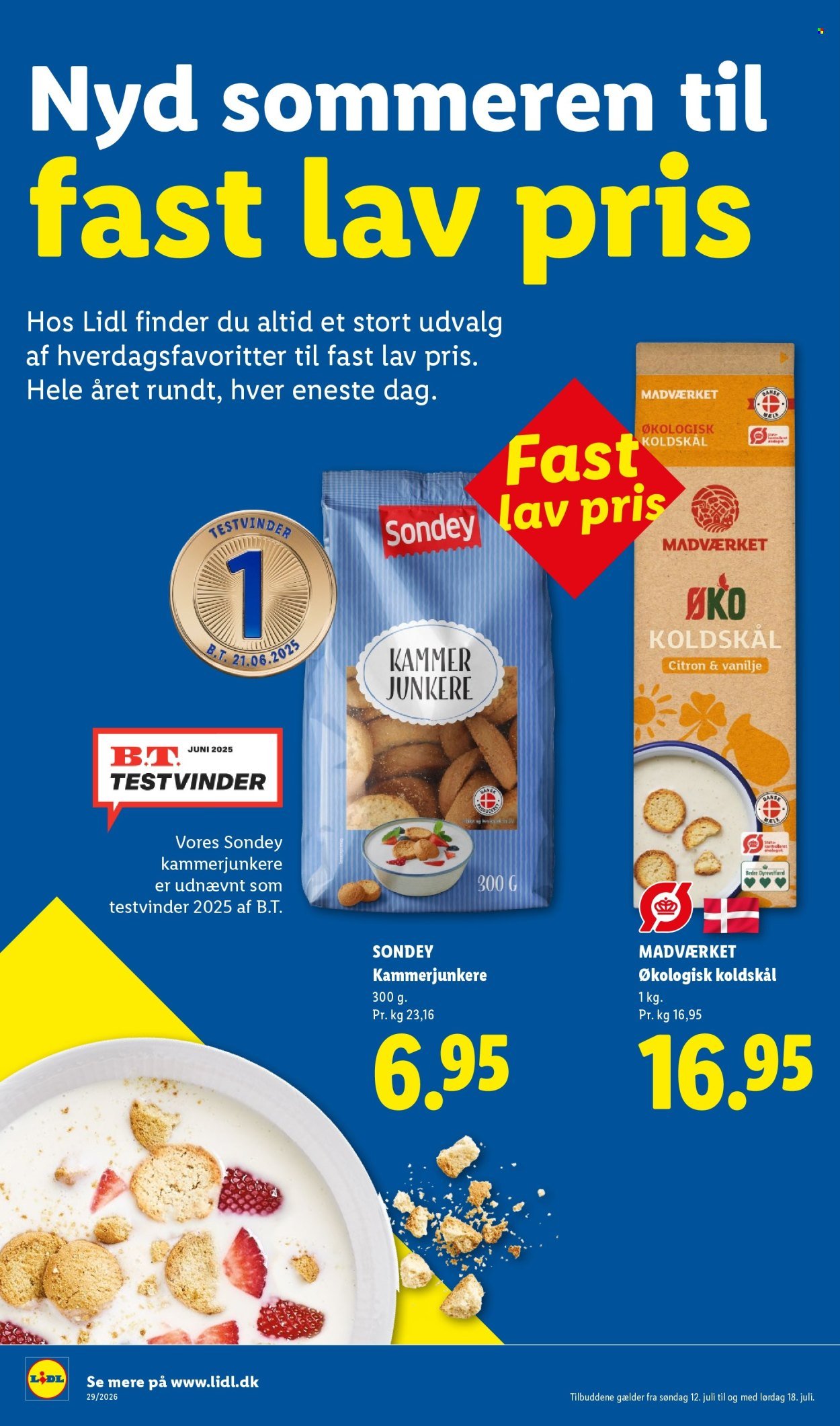 LIDL tilbudsavis - Fra søndag den 12. juli 2026
