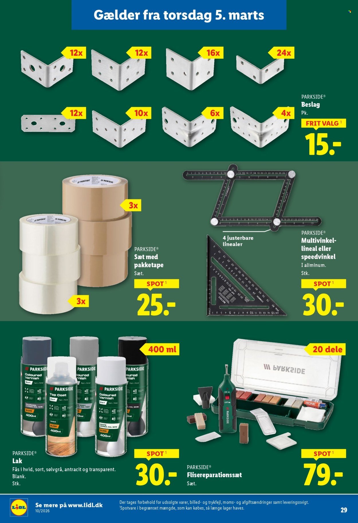 LIDL tilbudsavis - Ugens nonfood must haves