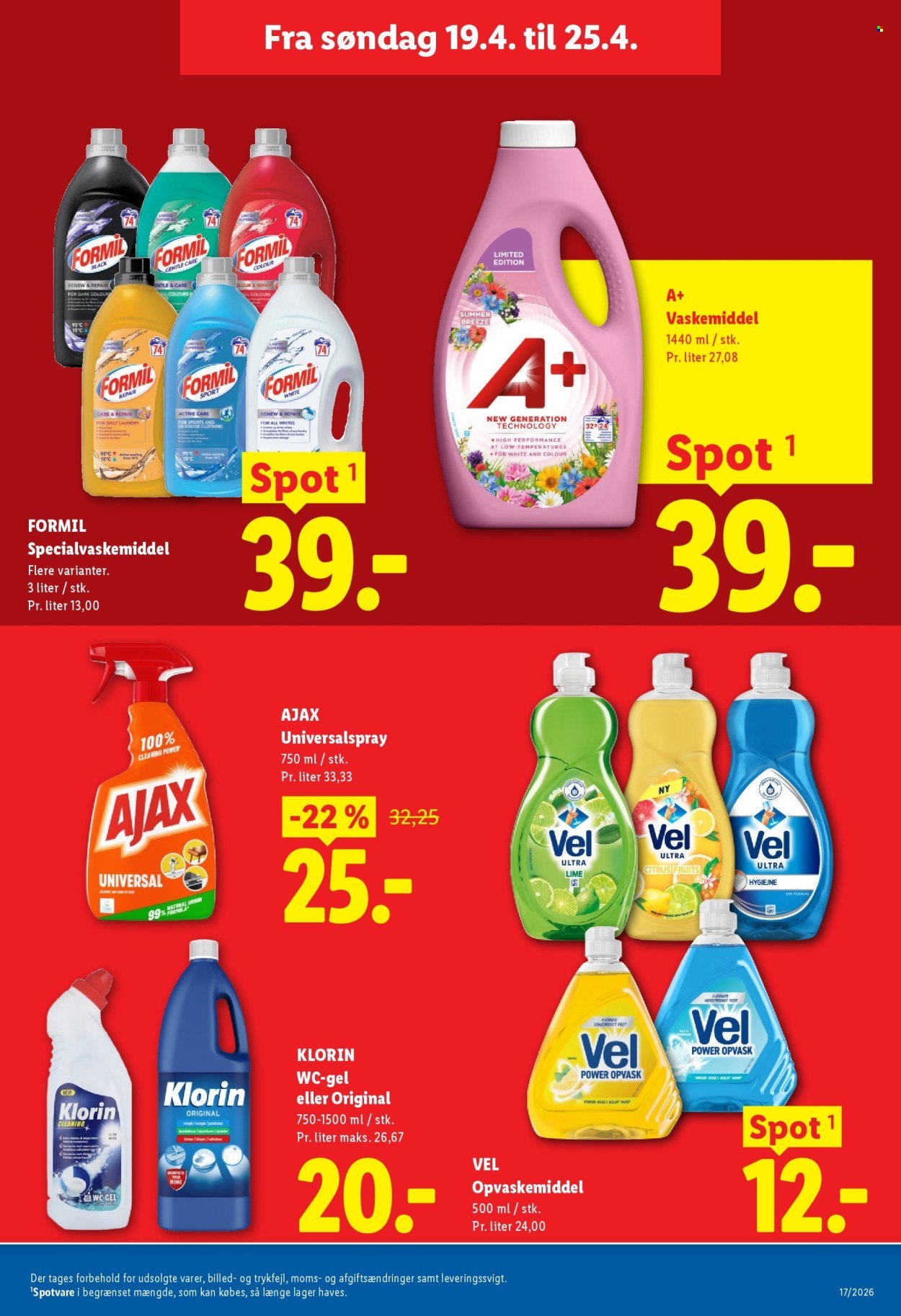 LIDL tilbudsavis - Fra søndag den 19. april 2026 (2026-04-19 - 2026-04-25)