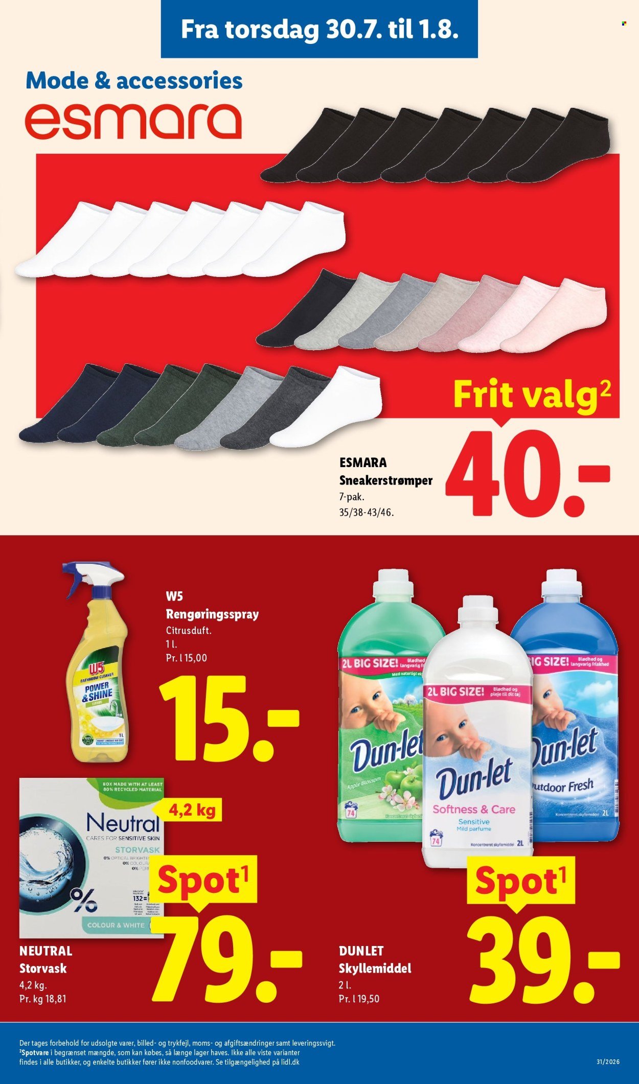 LIDL tilbudsavis - Fra søndag den 26. juli 2026