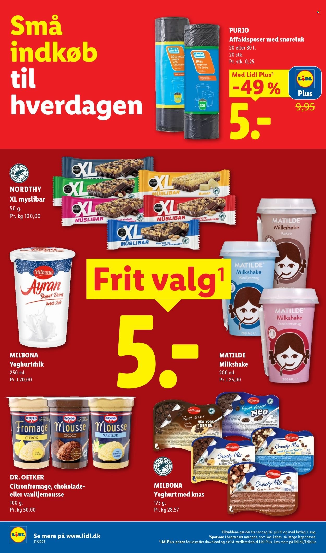 LIDL tilbudsavis - Fra søndag den 26. juli 2026