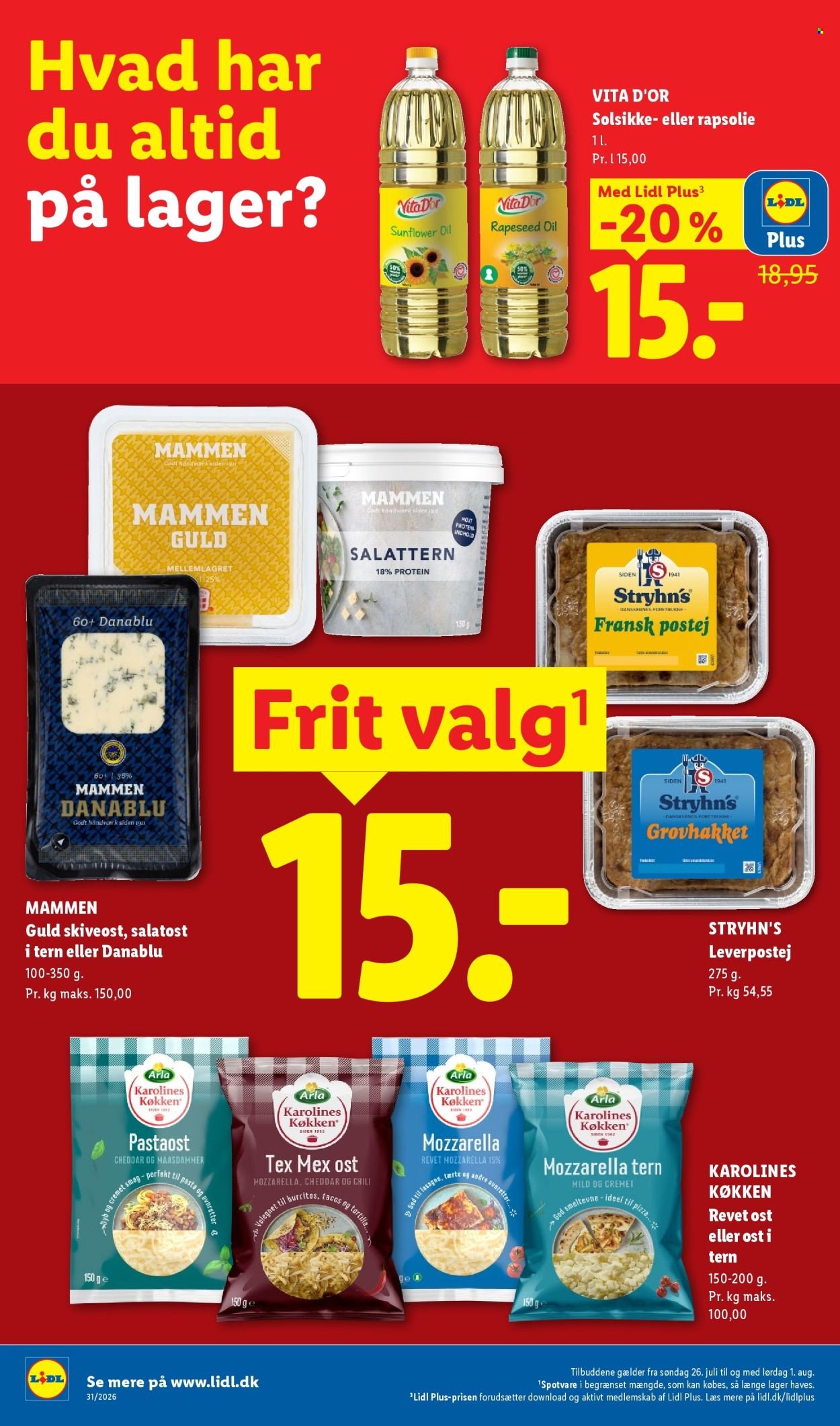 LIDL tilbudsavis - Fra søndag den 26. juli 2026