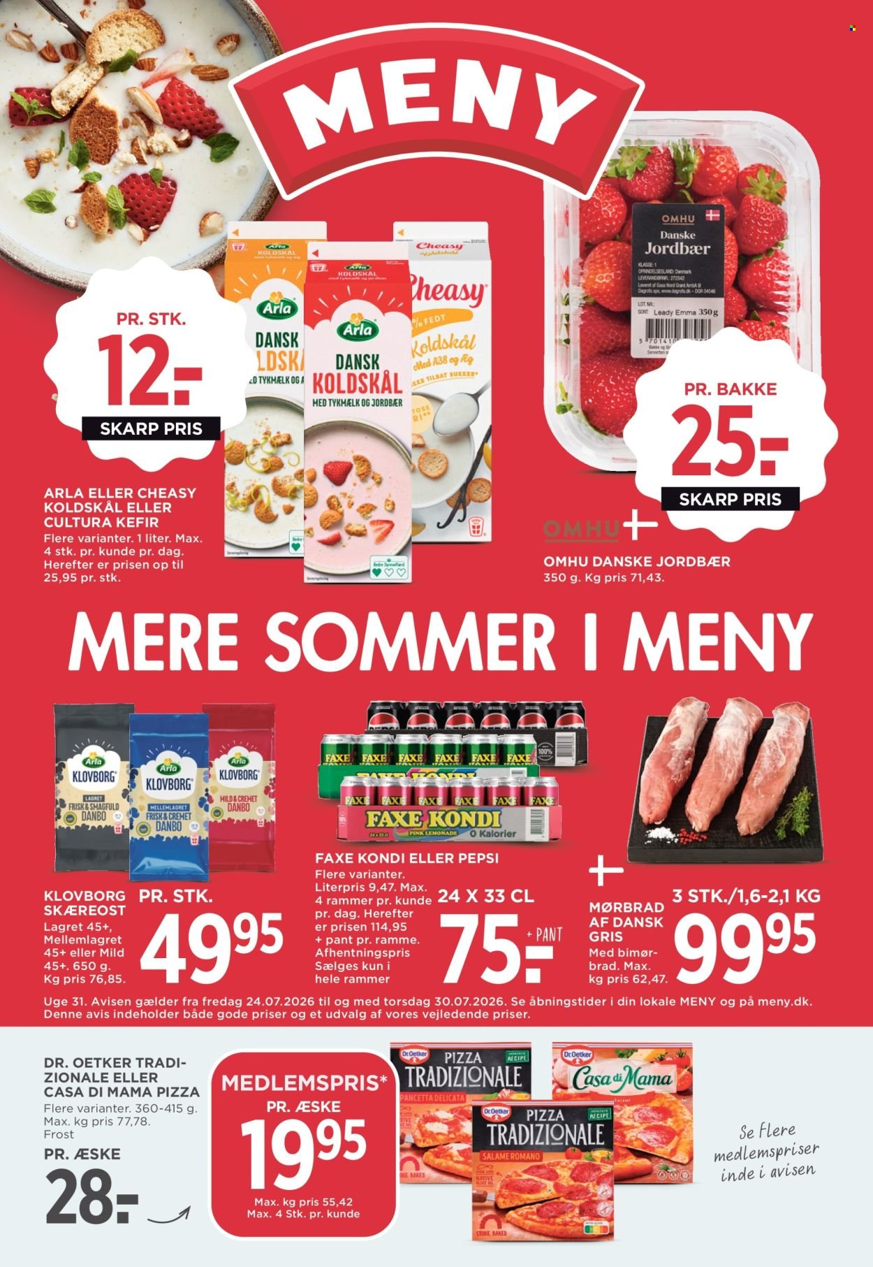 MENY tilbudsavis - Fra fredag den 24. juli 2026