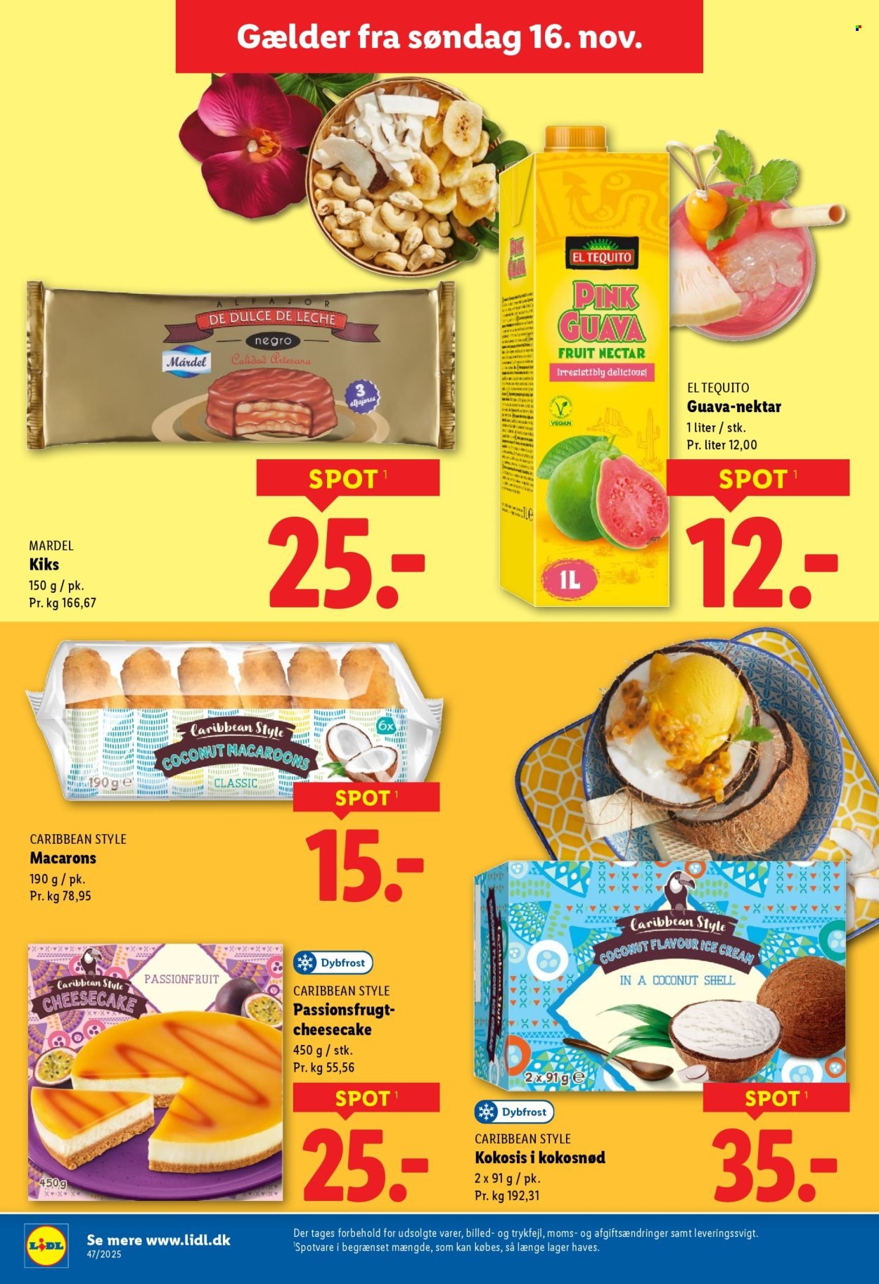 LIDL tilbudsavis - Fra søndag den 16. november 2025