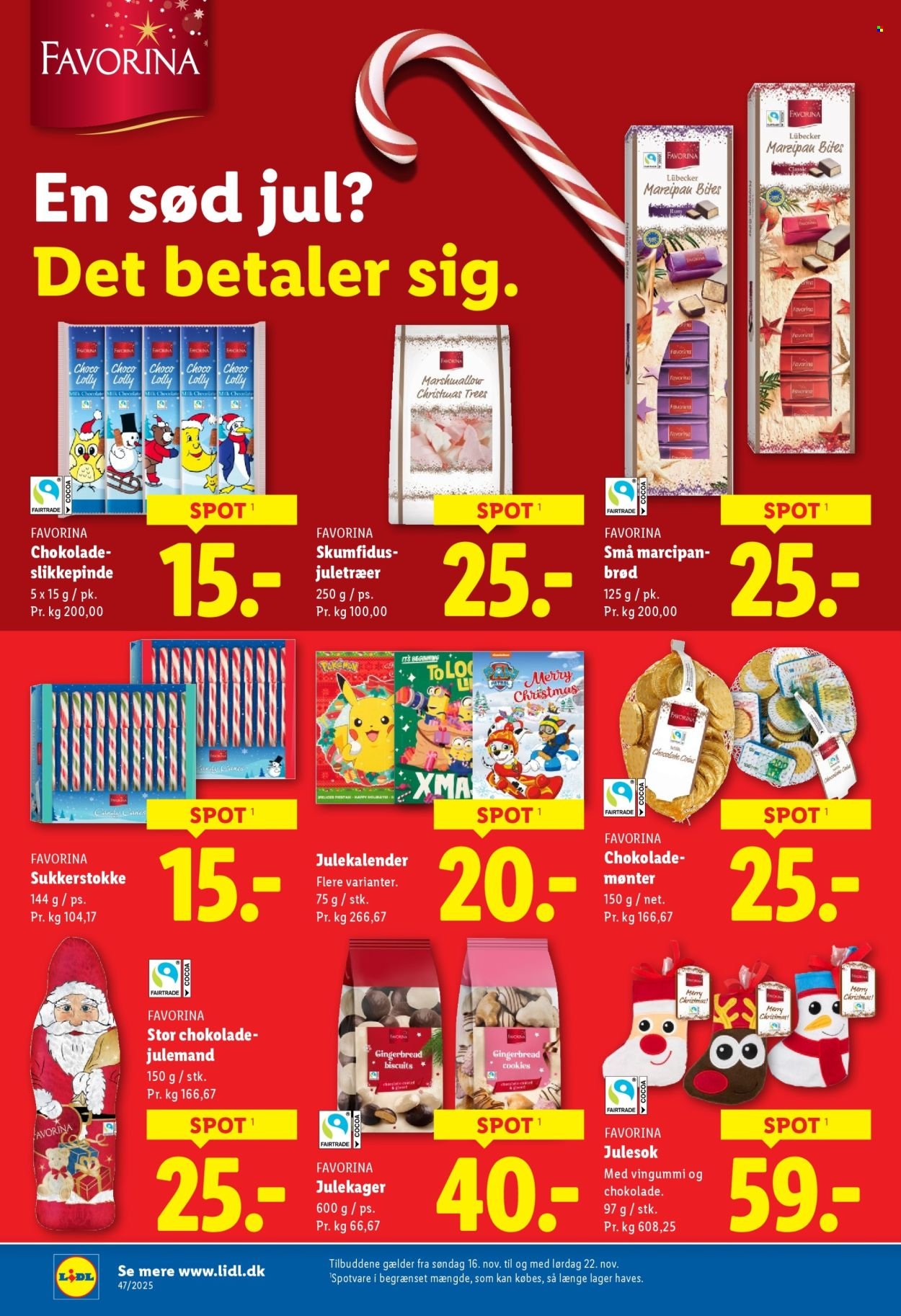 LIDL tilbudsavis - Fra søndag den 16. november 2025