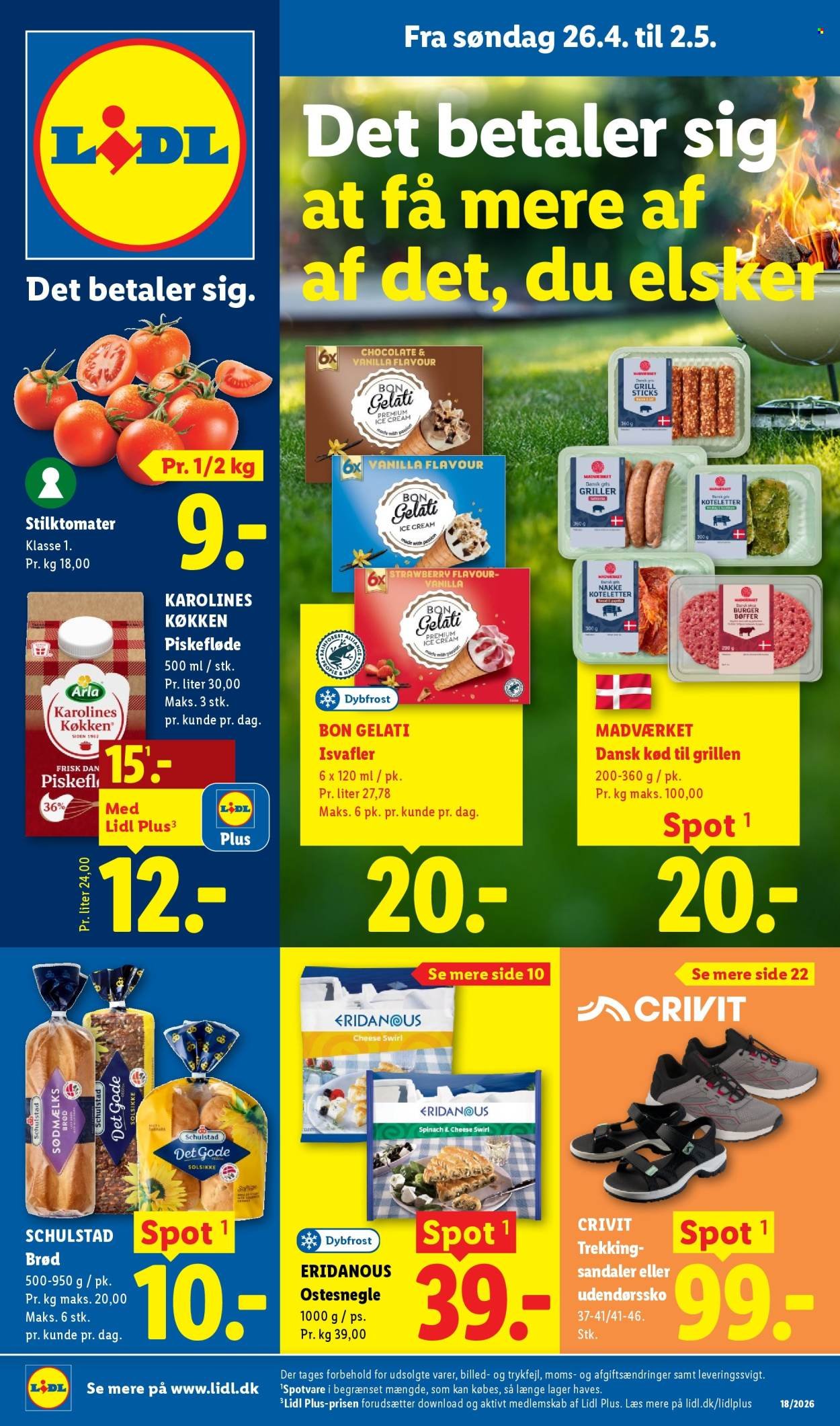 LIDL tilbudsavis - Fra søndag den 26. april 2026 (2026-04-26 - 2026-05-02)