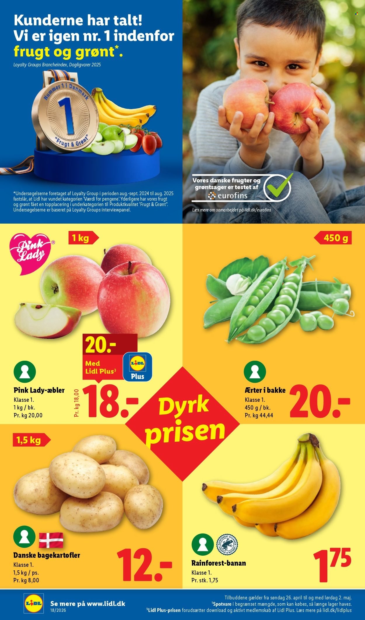LIDL tilbudsavis - Fra søndag den 26. april 2026 (2026-04-26 - 2026-05-02)