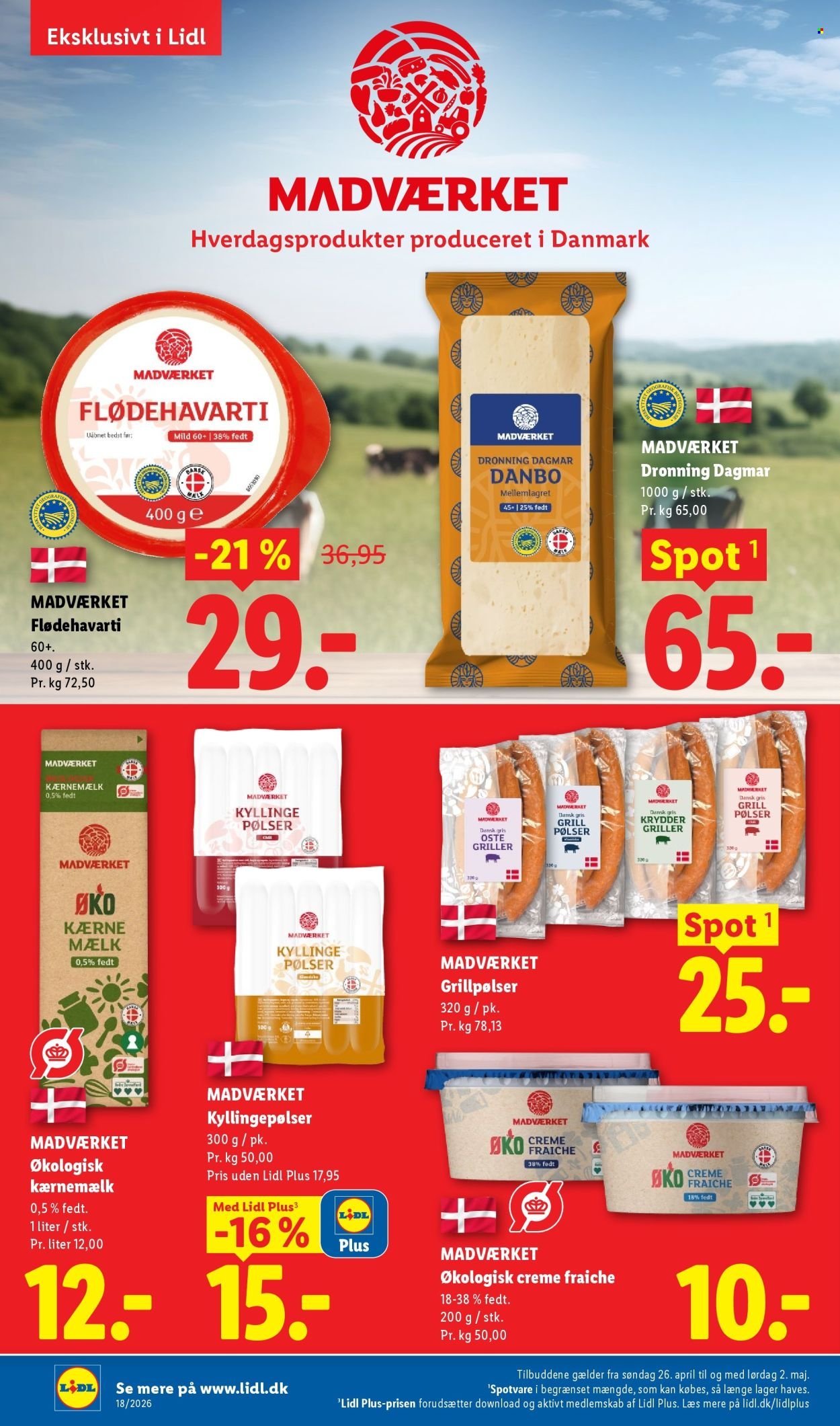 LIDL tilbudsavis - Fra søndag den 26. april 2026 (2026-04-26 - 2026-05-02)