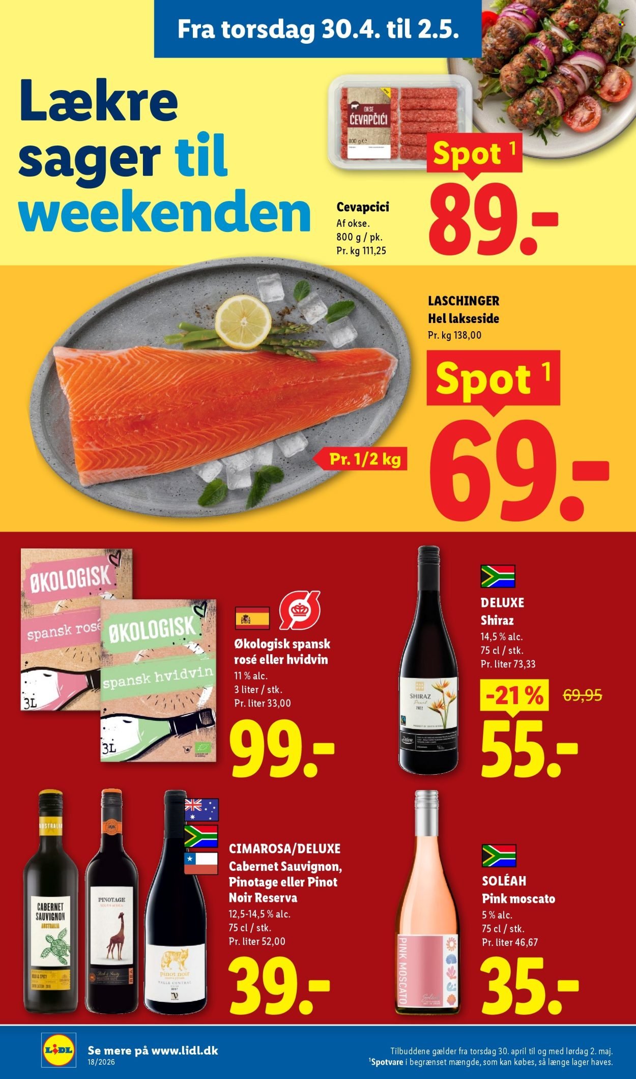 LIDL tilbudsavis - Fra søndag den 26. april 2026 (2026-04-26 - 2026-05-02)