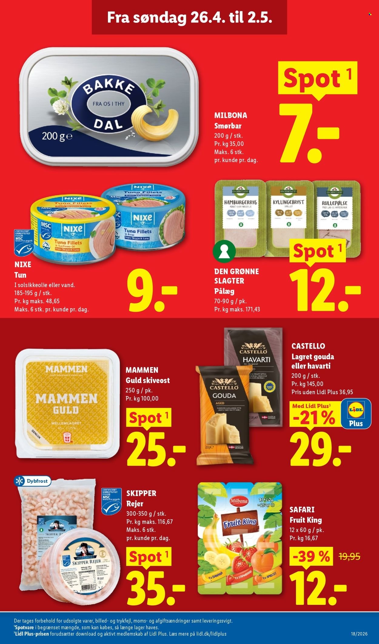 LIDL tilbudsavis - Fra søndag den 26. april 2026 (2026-04-26 - 2026-05-02)