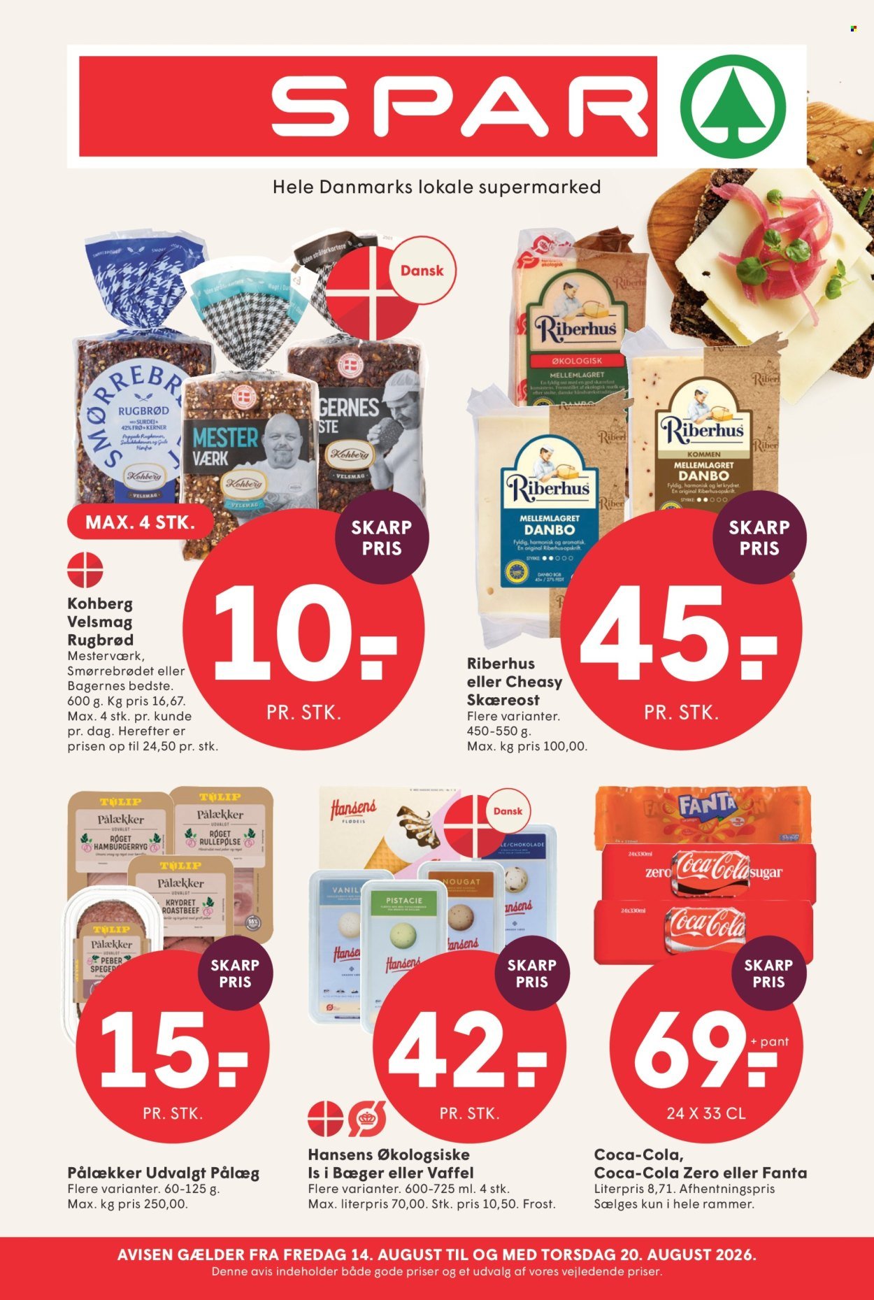SPAR tilbudsavis - Fra fredag den 14. august 2026