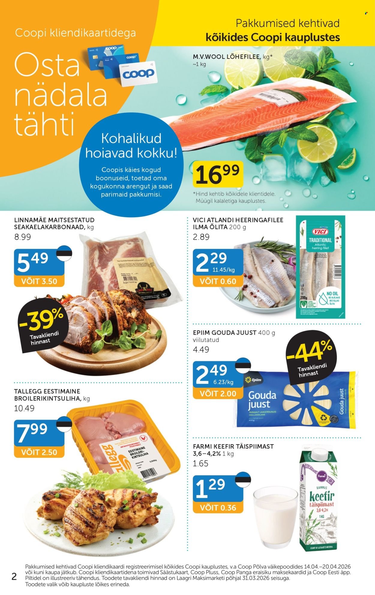 COOP kliendileht - Alates 14.04.2026
