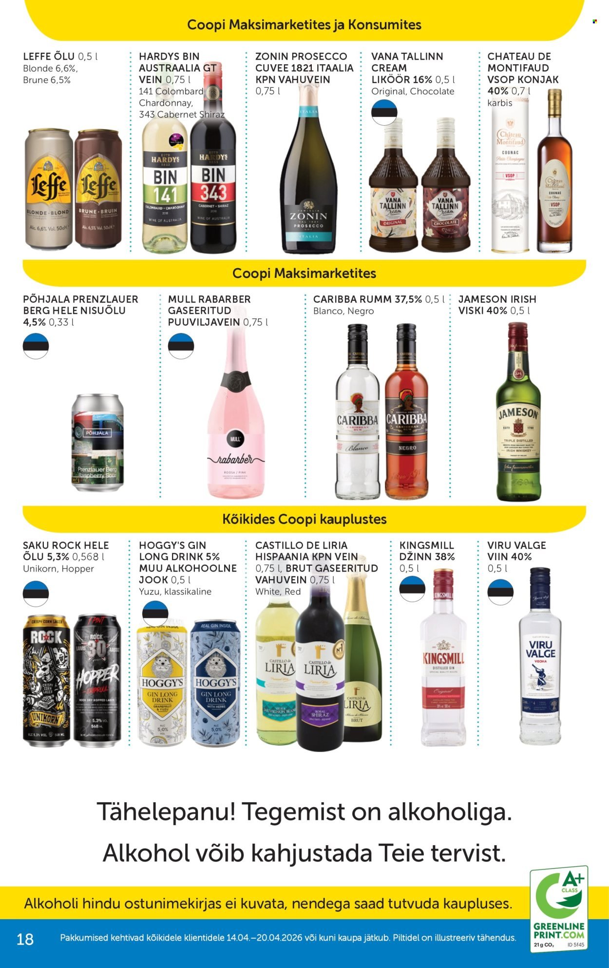 COOP kliendileht - Alates 14.04.2026