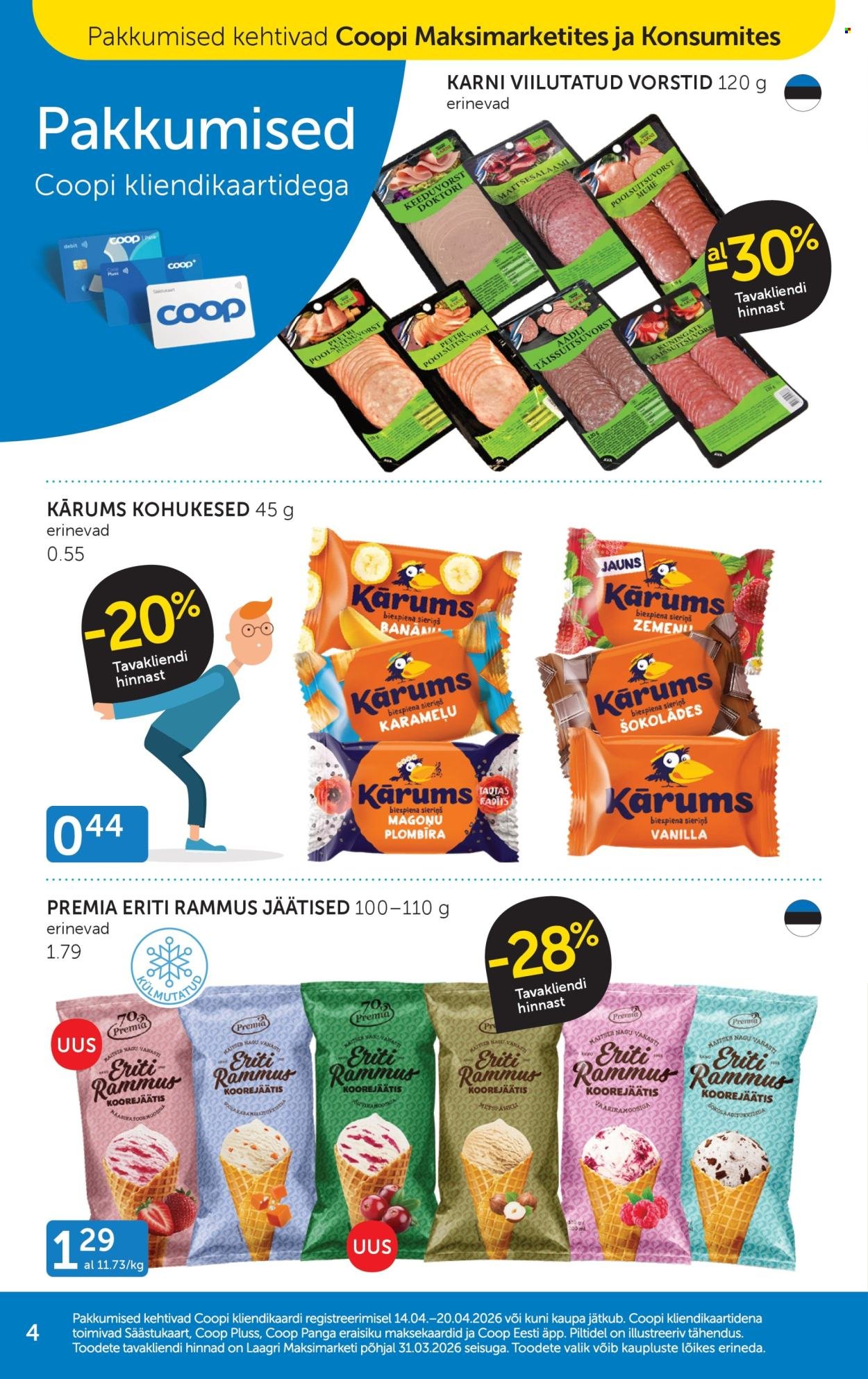 COOP kliendileht - Alates 14.04.2026