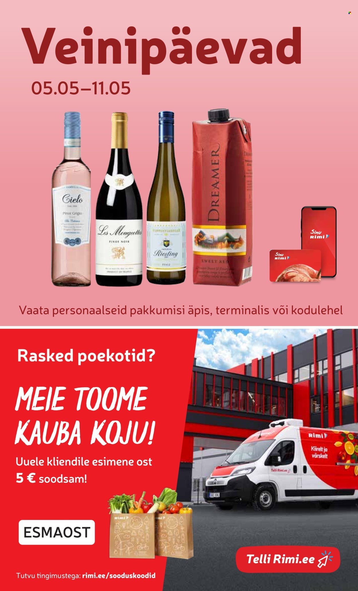 RIMI kliendileht - Rimi joogikataloog