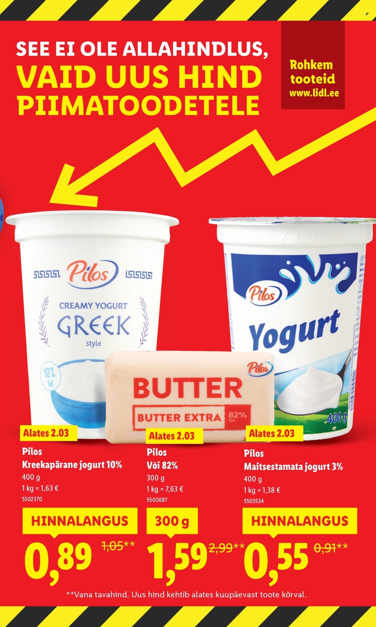 LIDL kliendileht - Suur hinnalangus Alates