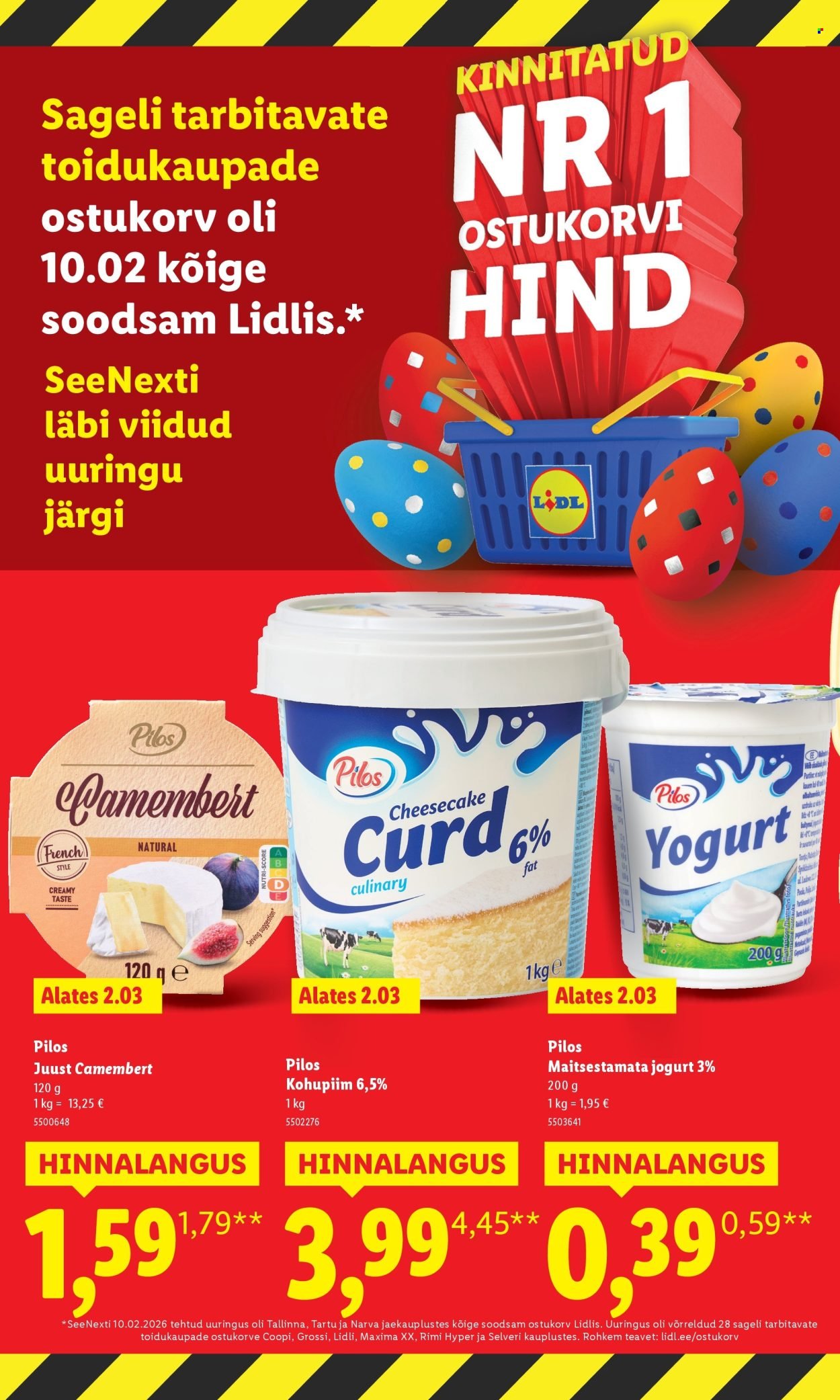 LIDL kliendileht - Suur hinnalangus Alates