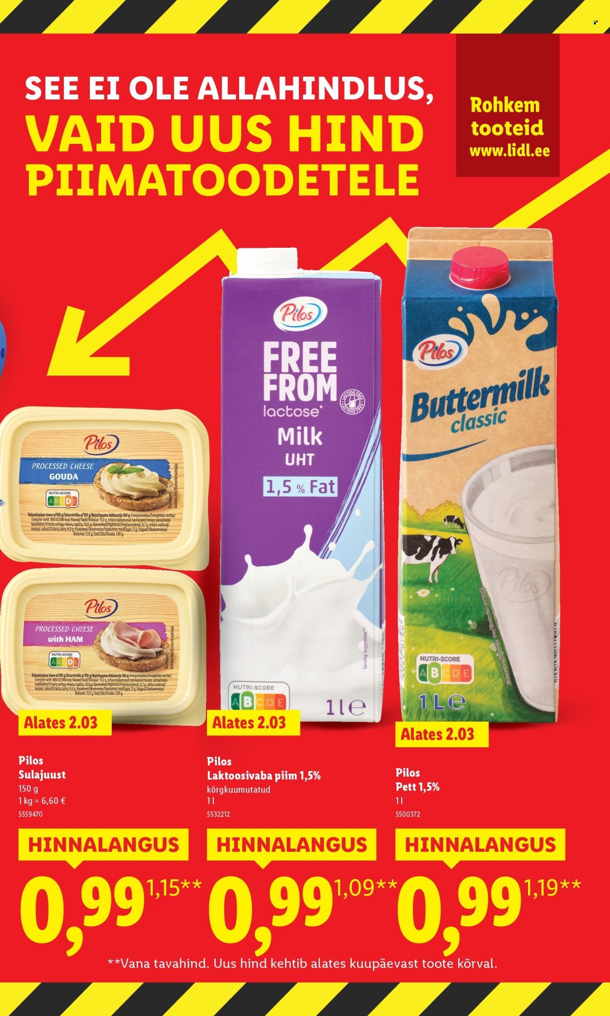 LIDL kliendileht - Suur hinnalangus Alates