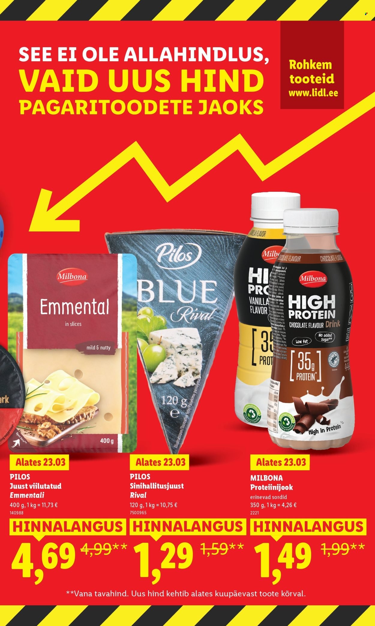 LIDL kliendileht - Suur hinnalangus Alates