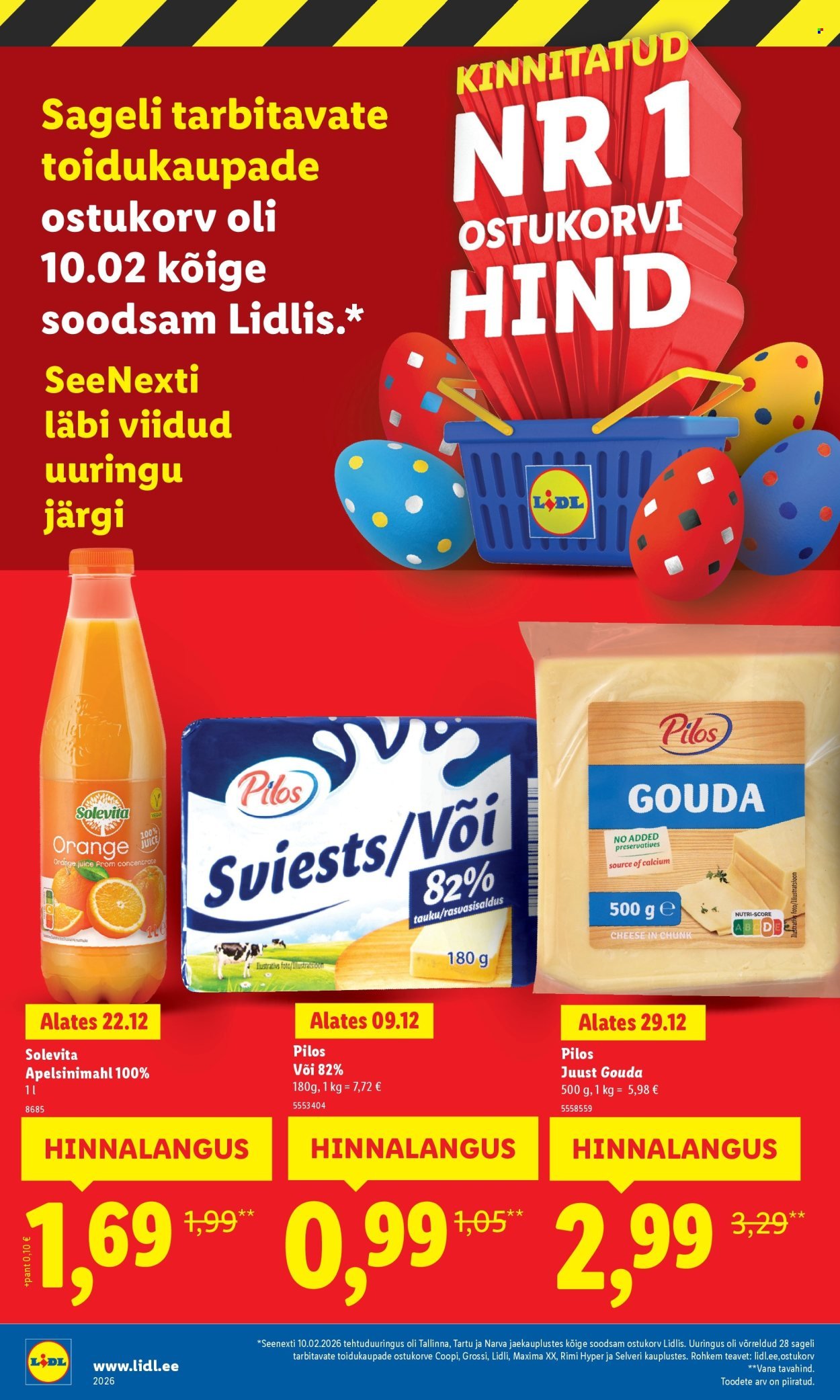LIDL kliendileht - Suur hinnalangus Alates