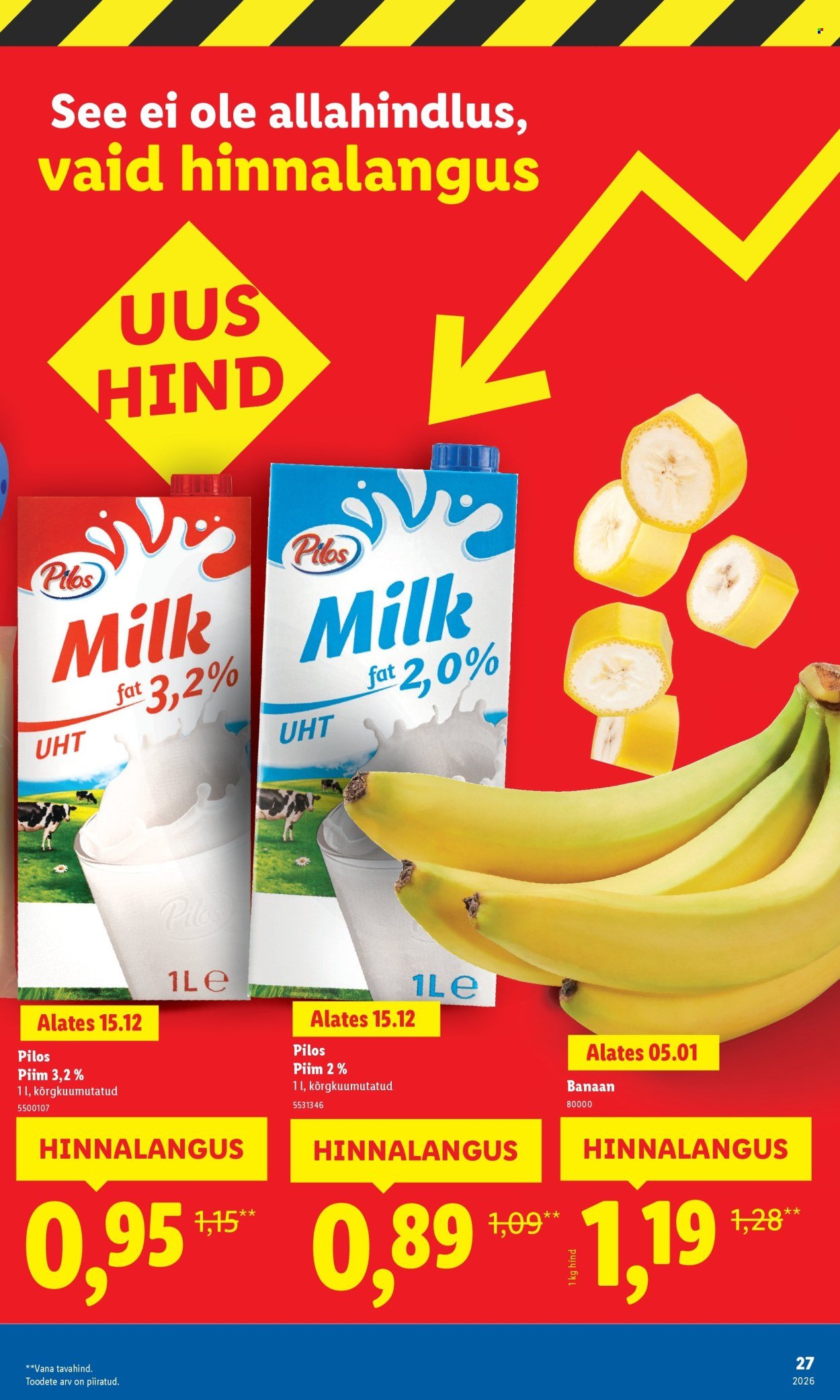 LIDL kliendileht - Suur hinnalangus Alates