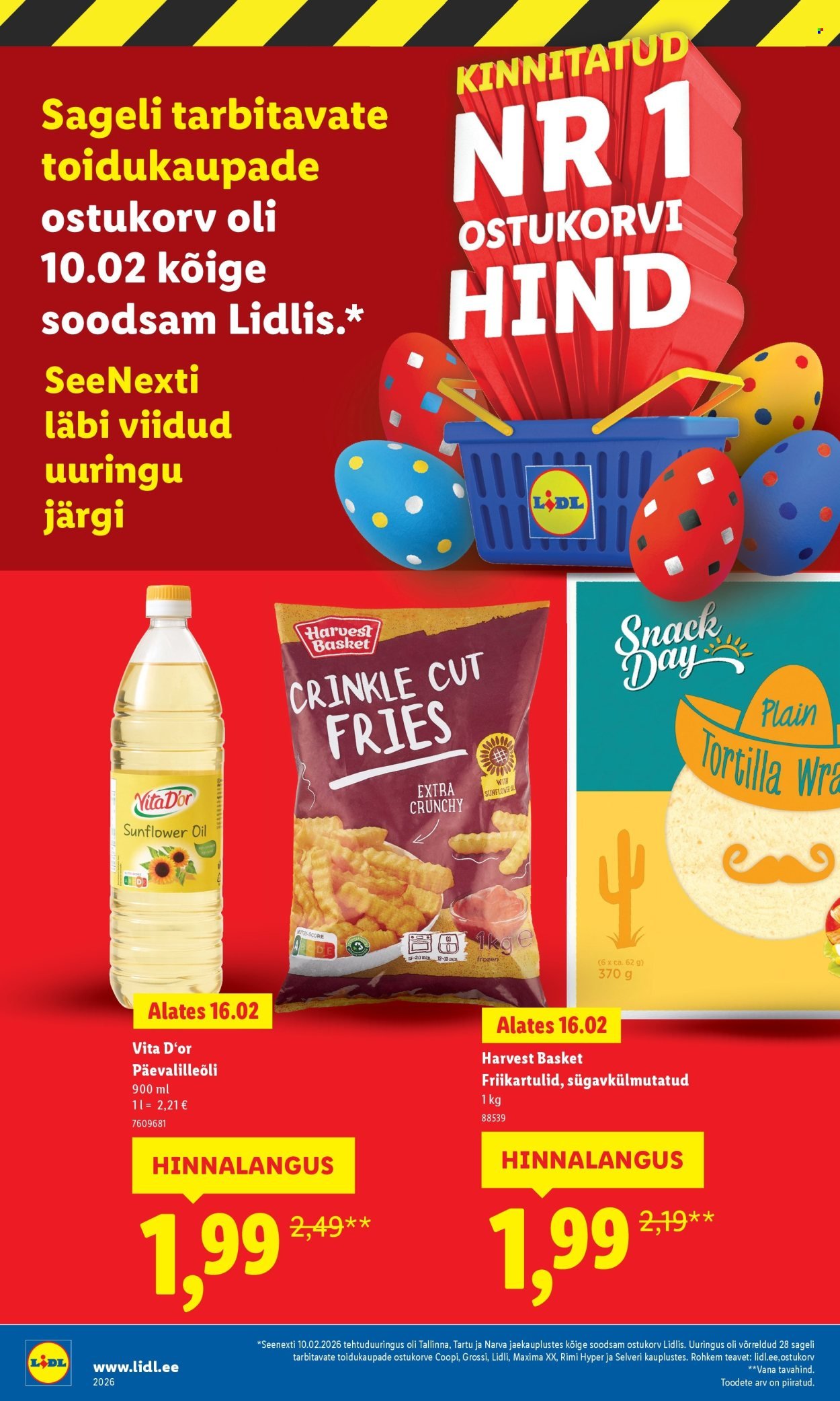 LIDL kliendileht - Suur hinnalangus Alates