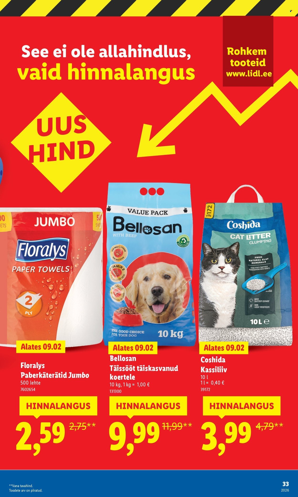 LIDL kliendileht - Suur hinnalangus Alates