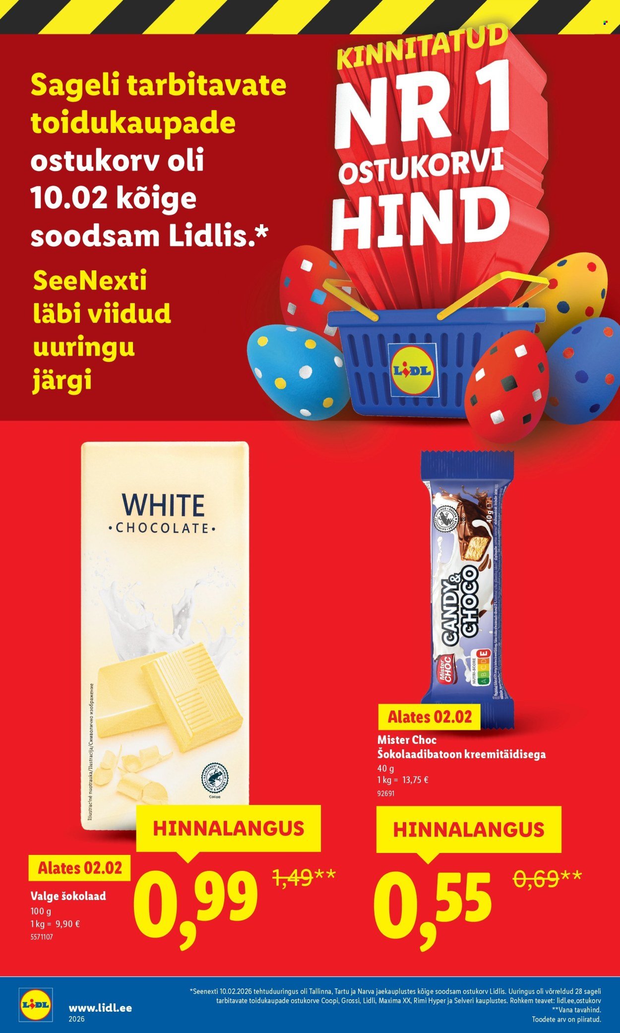 LIDL kliendileht - Suur hinnalangus Alates