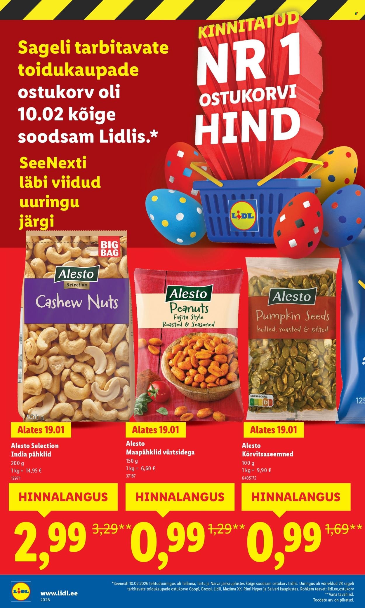 LIDL kliendileht - Suur hinnalangus Alates